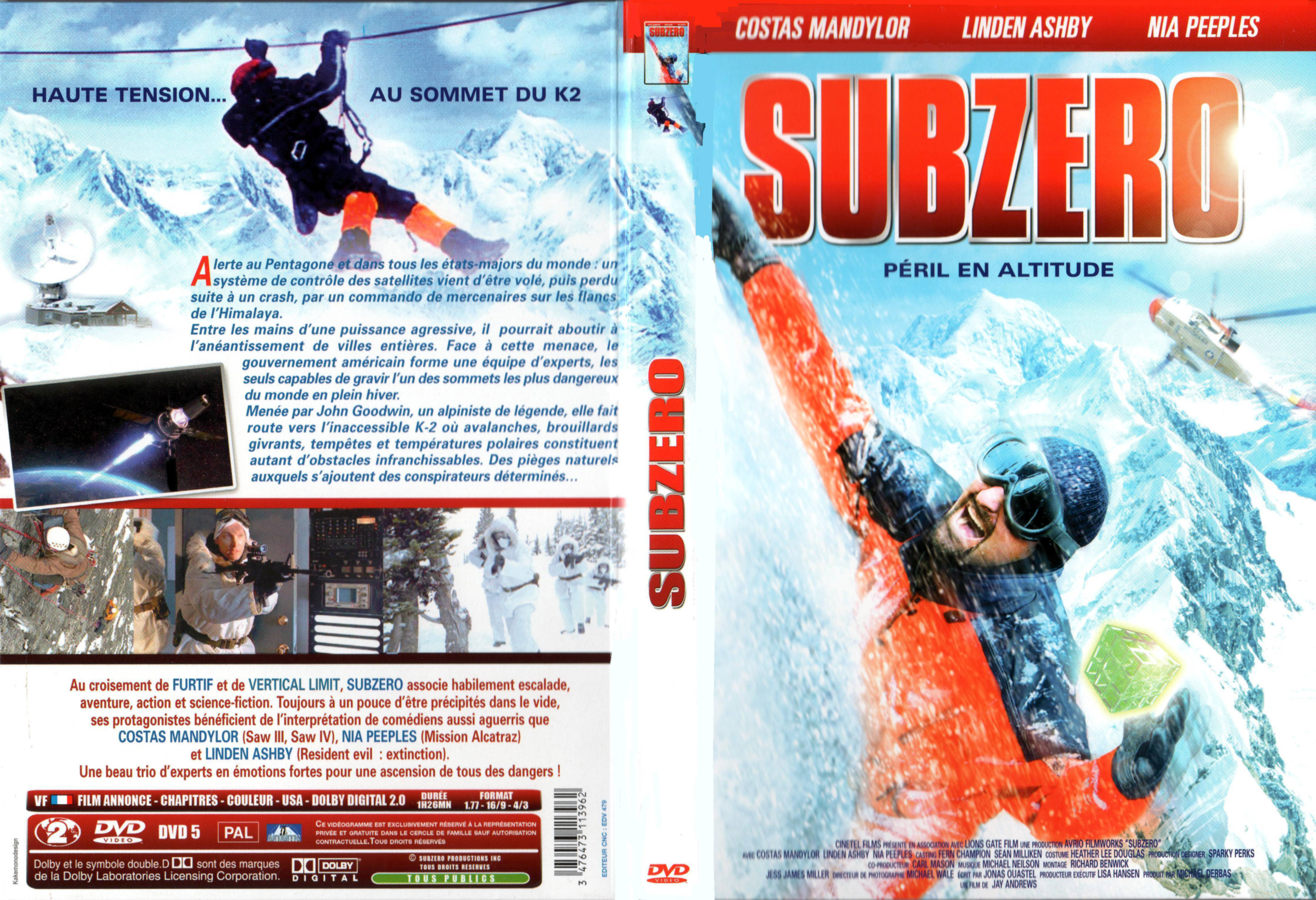 Jaquette DVD Subzero