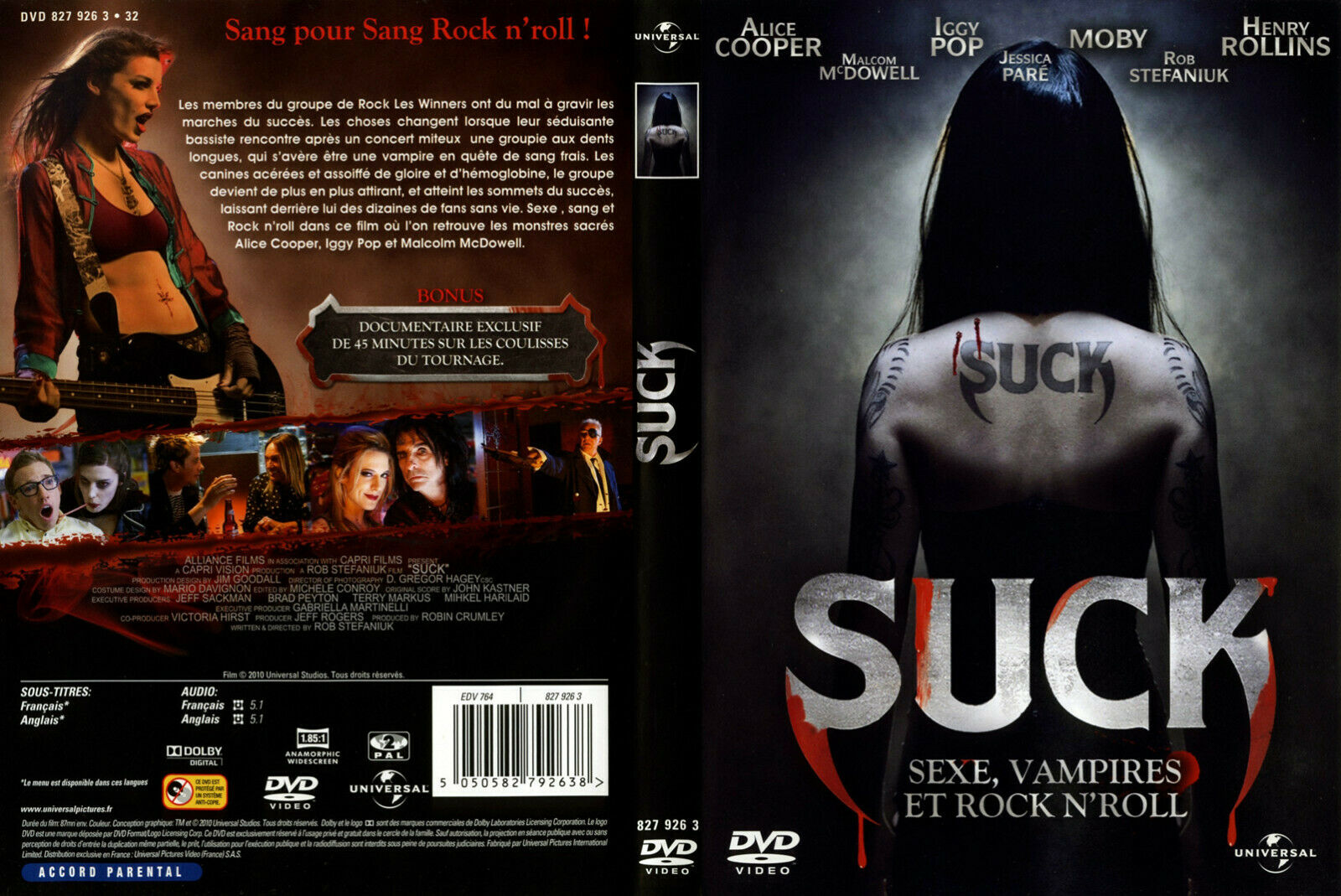 Jaquette DVD Suck