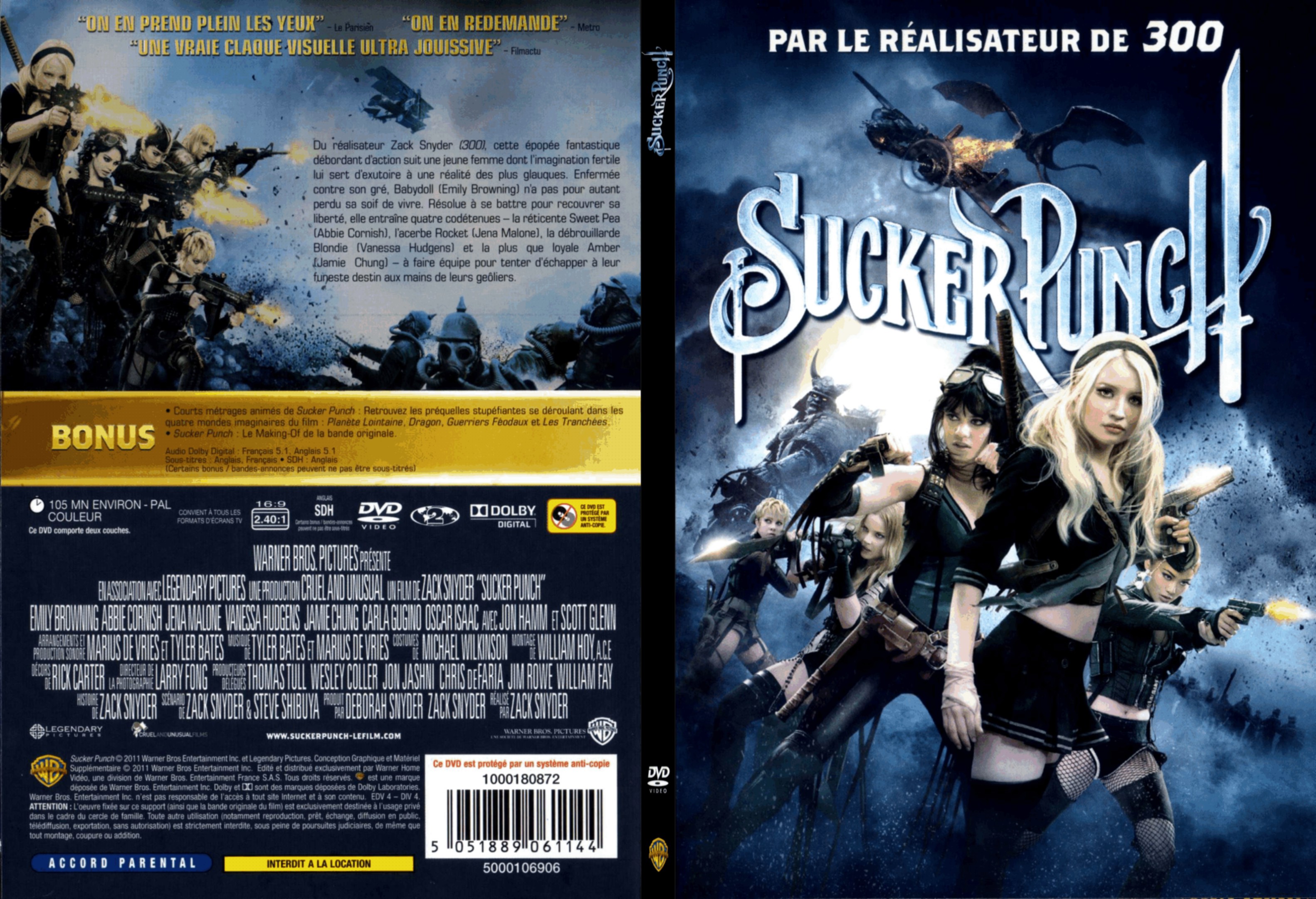 Jaquette DVD Sucker Punch - SLIM