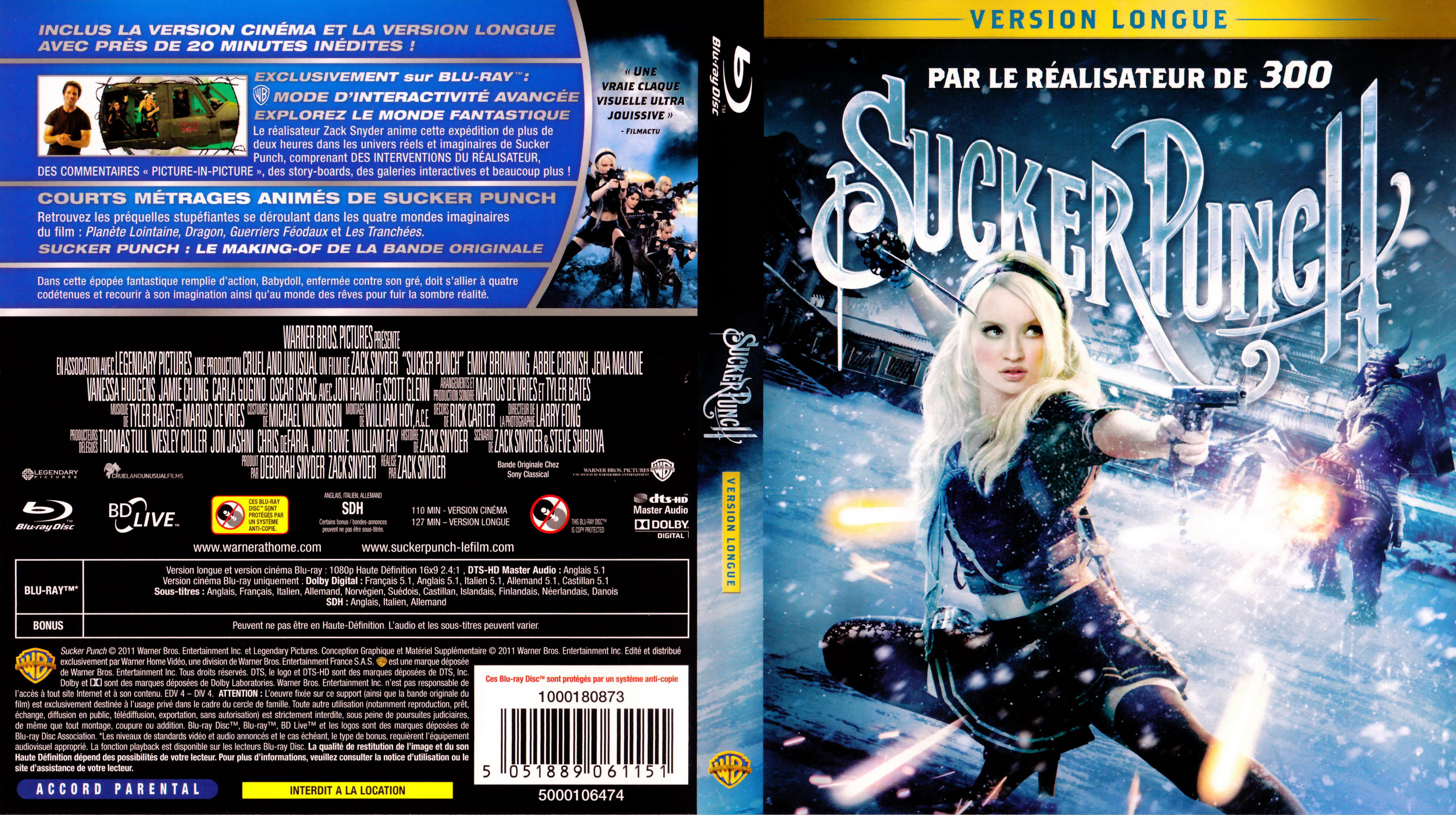 Jaquette DVD Sucker punch (BLU-RAY) v2