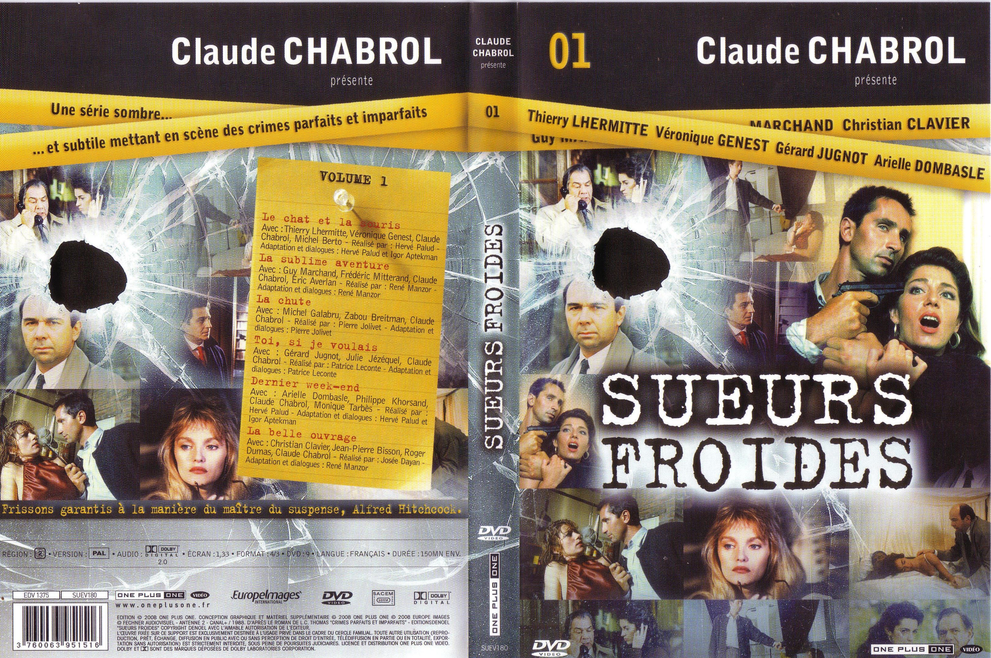 Jaquette DVD Sueurs froides vol 01