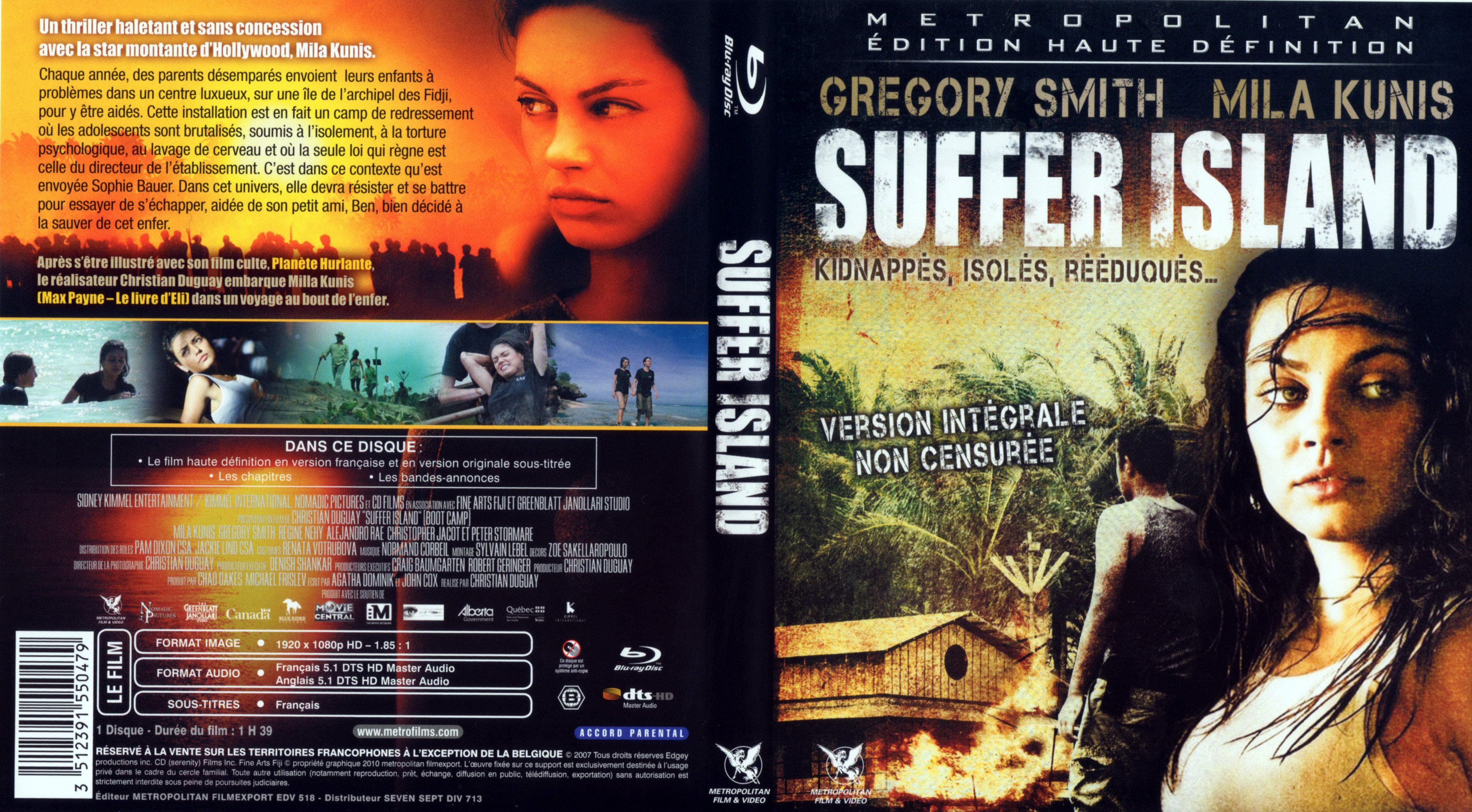 Jaquette DVD Suffer island (BLU-RAY)