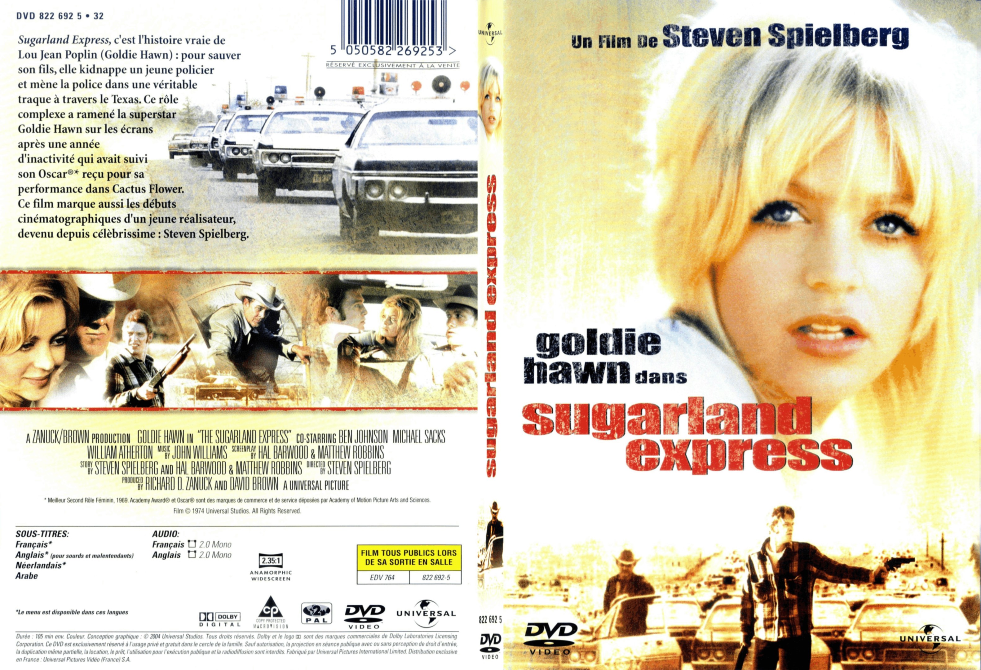 Jaquette DVD Sugarland express - SLIM