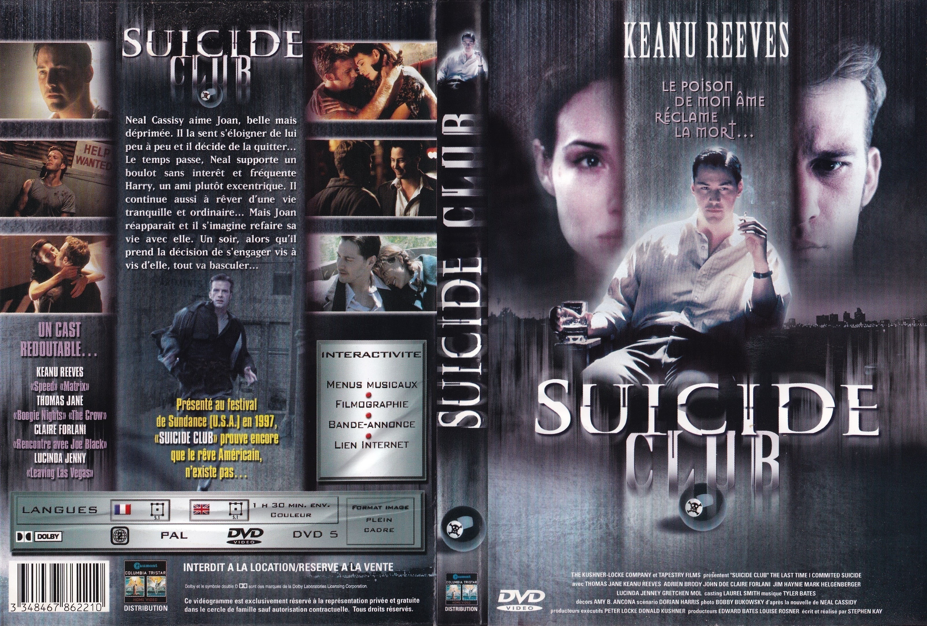 Jaquette DVD Suicide Club (1997)