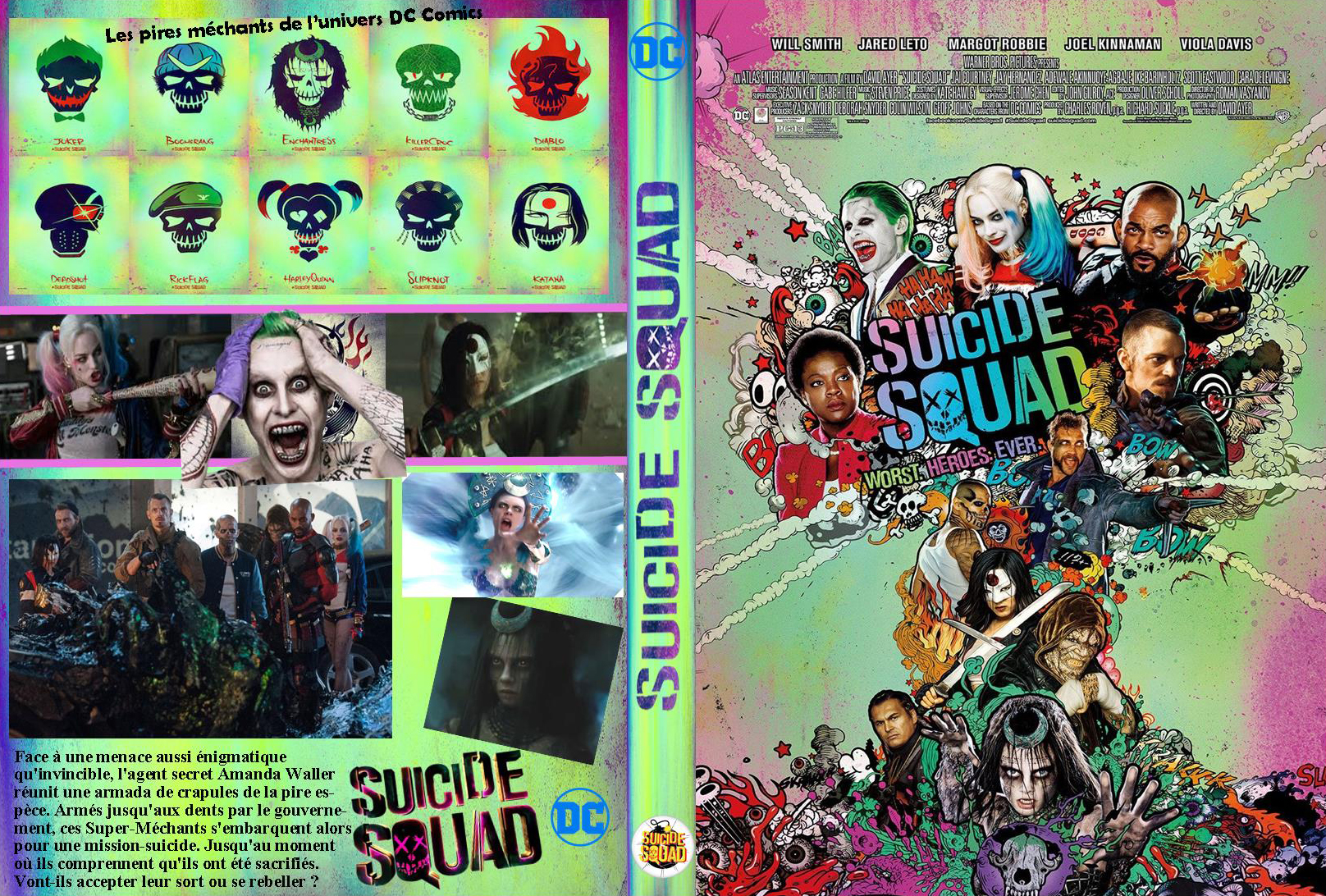 Jaquette DVD Suicide Squad custom