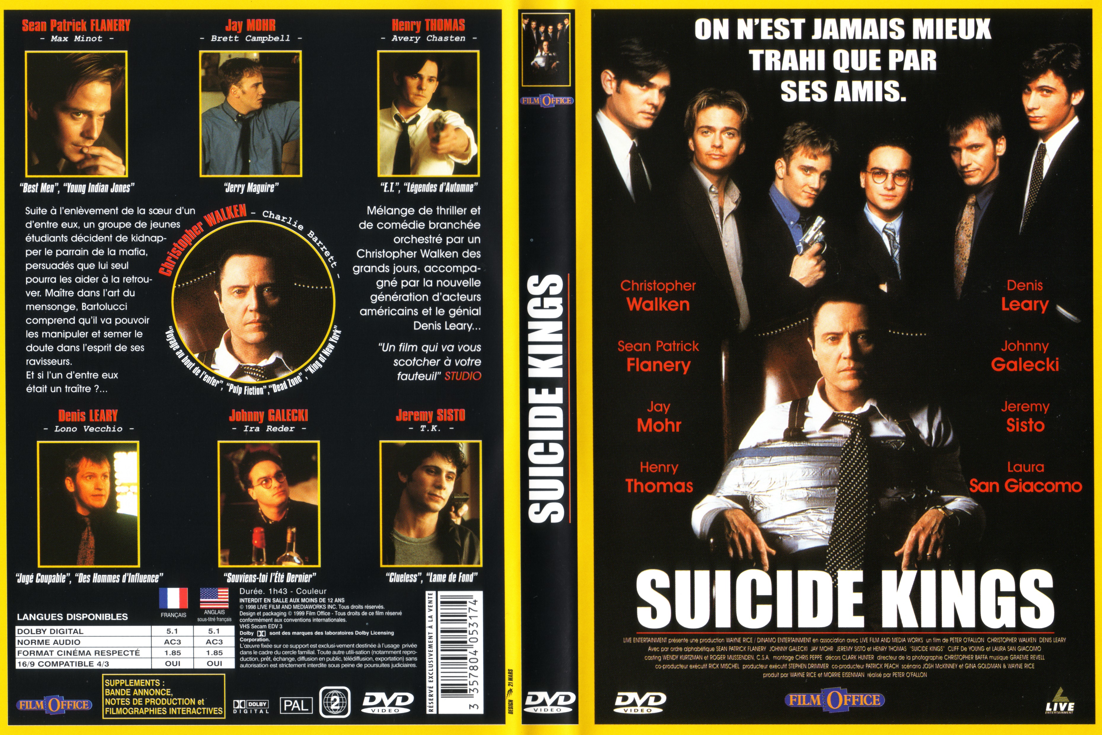 Jaquette DVD Suicide kings