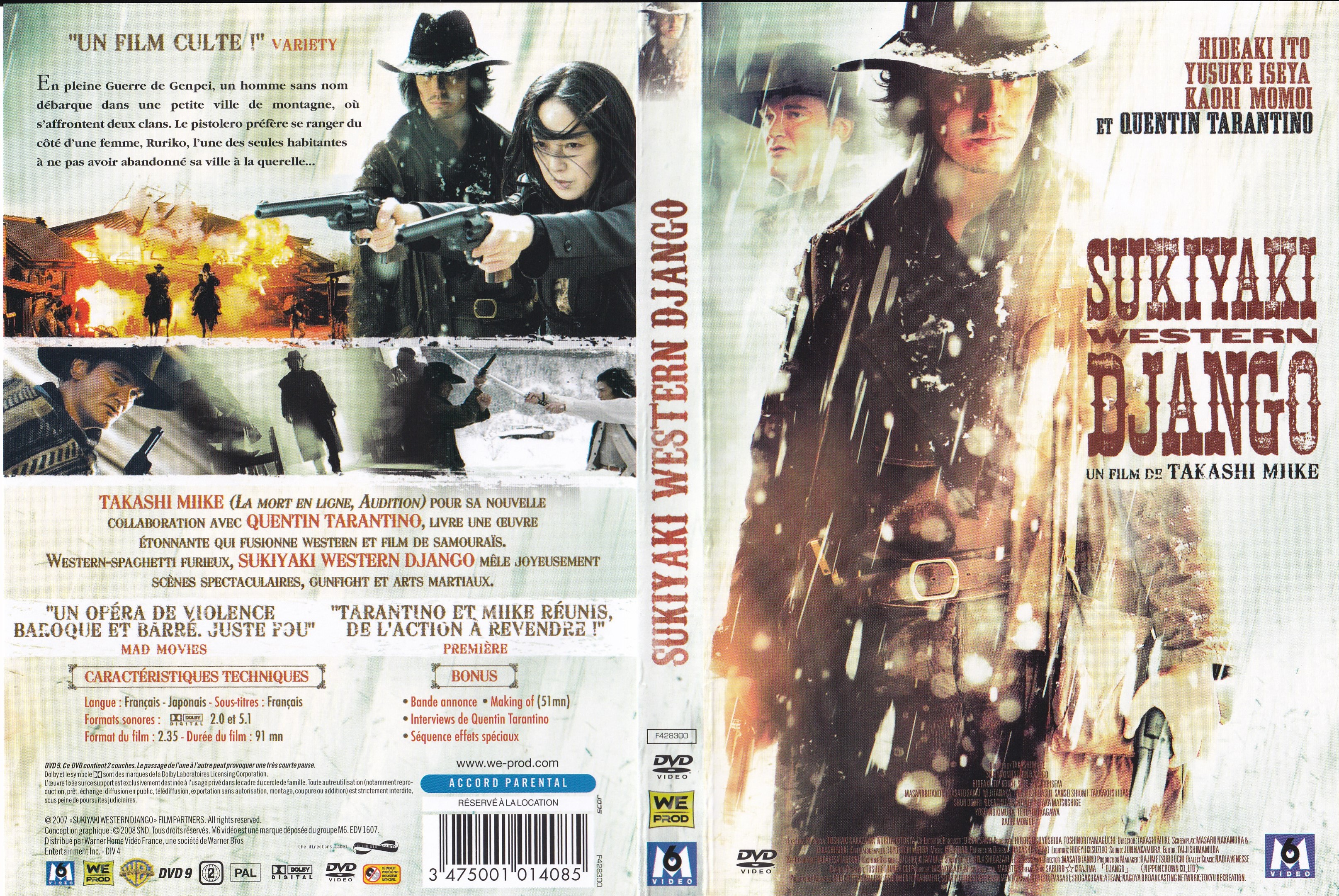 Jaquette DVD Sukiyaki Western Django v2