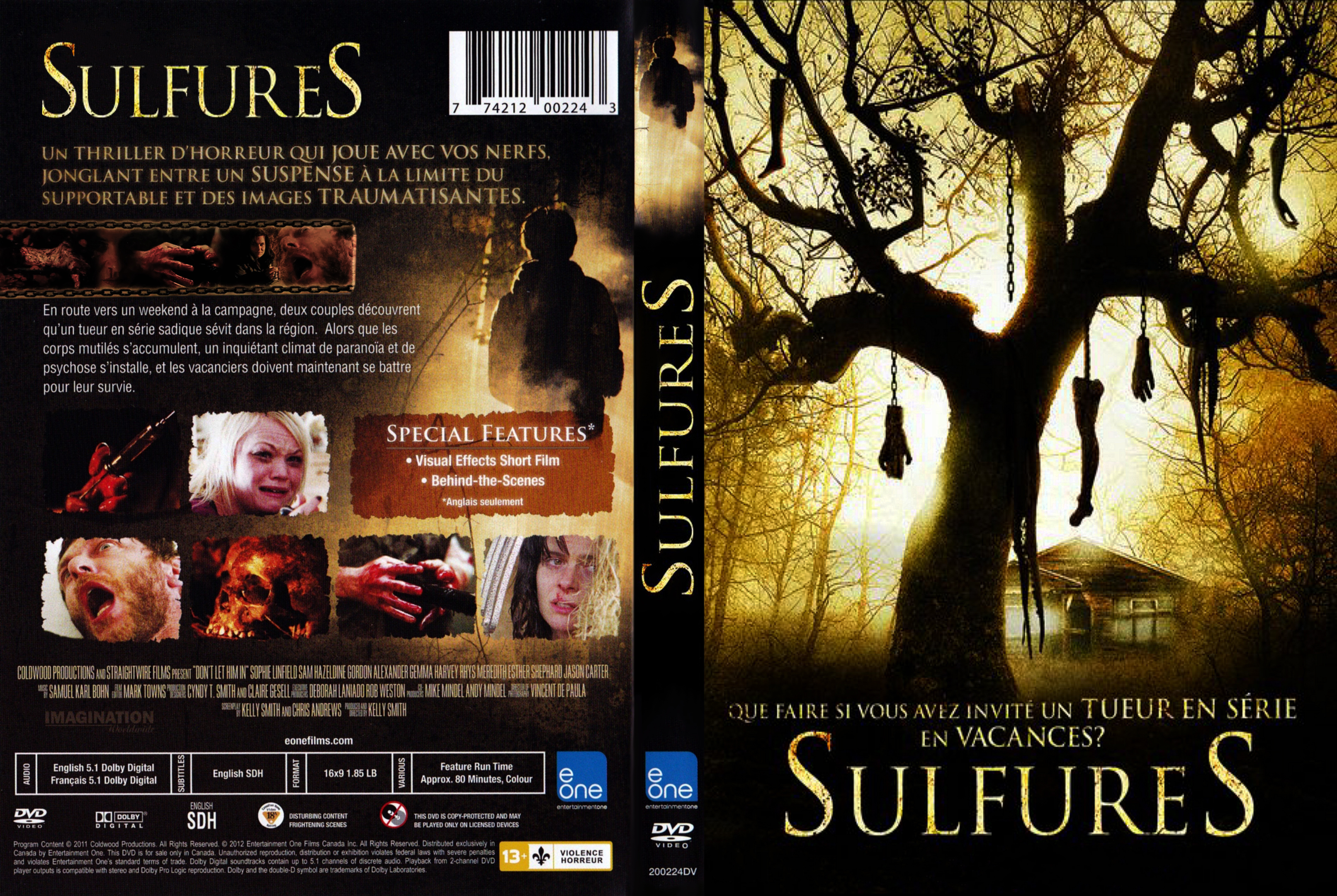 Jaquette DVD Sulfures custom