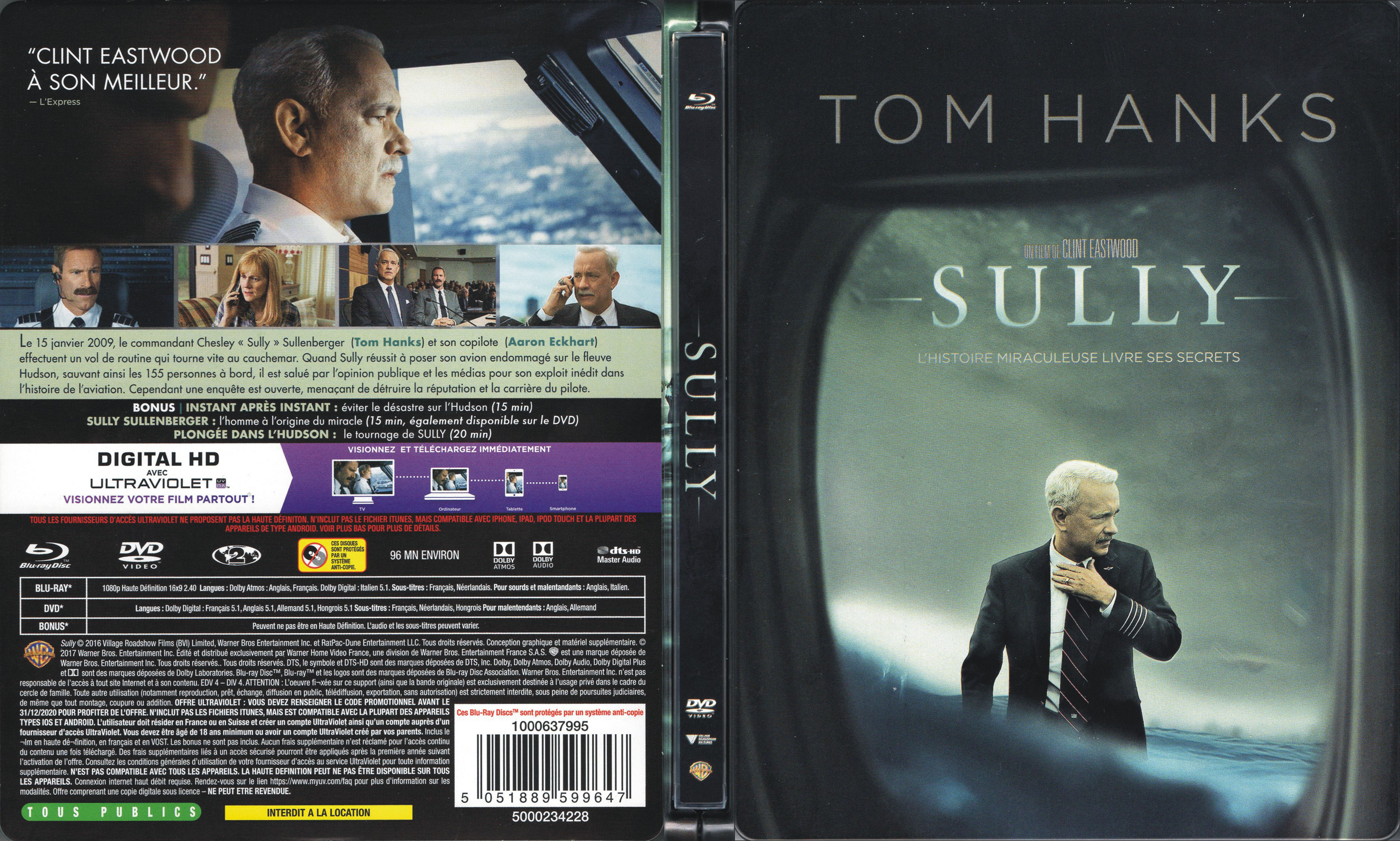 Jaquette DVD Sully (BLU-RAY)
