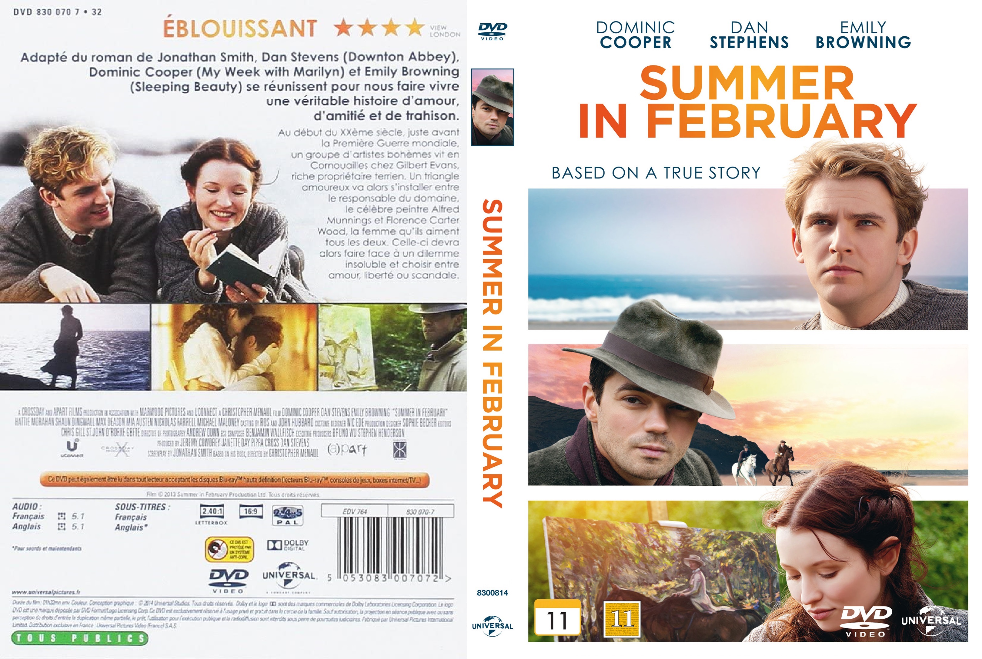 Jaquette DVD Summer in February custom