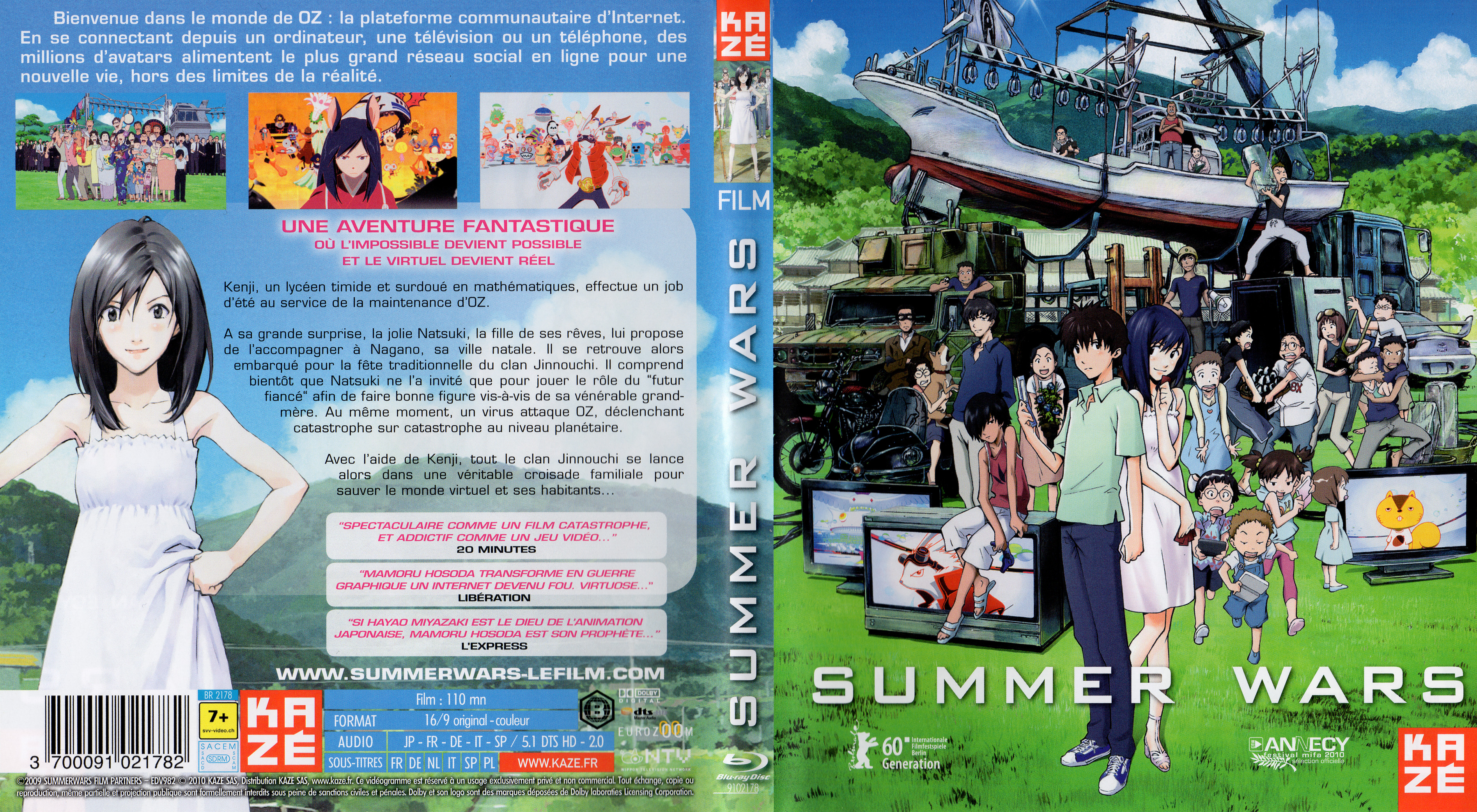 Jaquette DVD Summer wars (BLU-RAY)