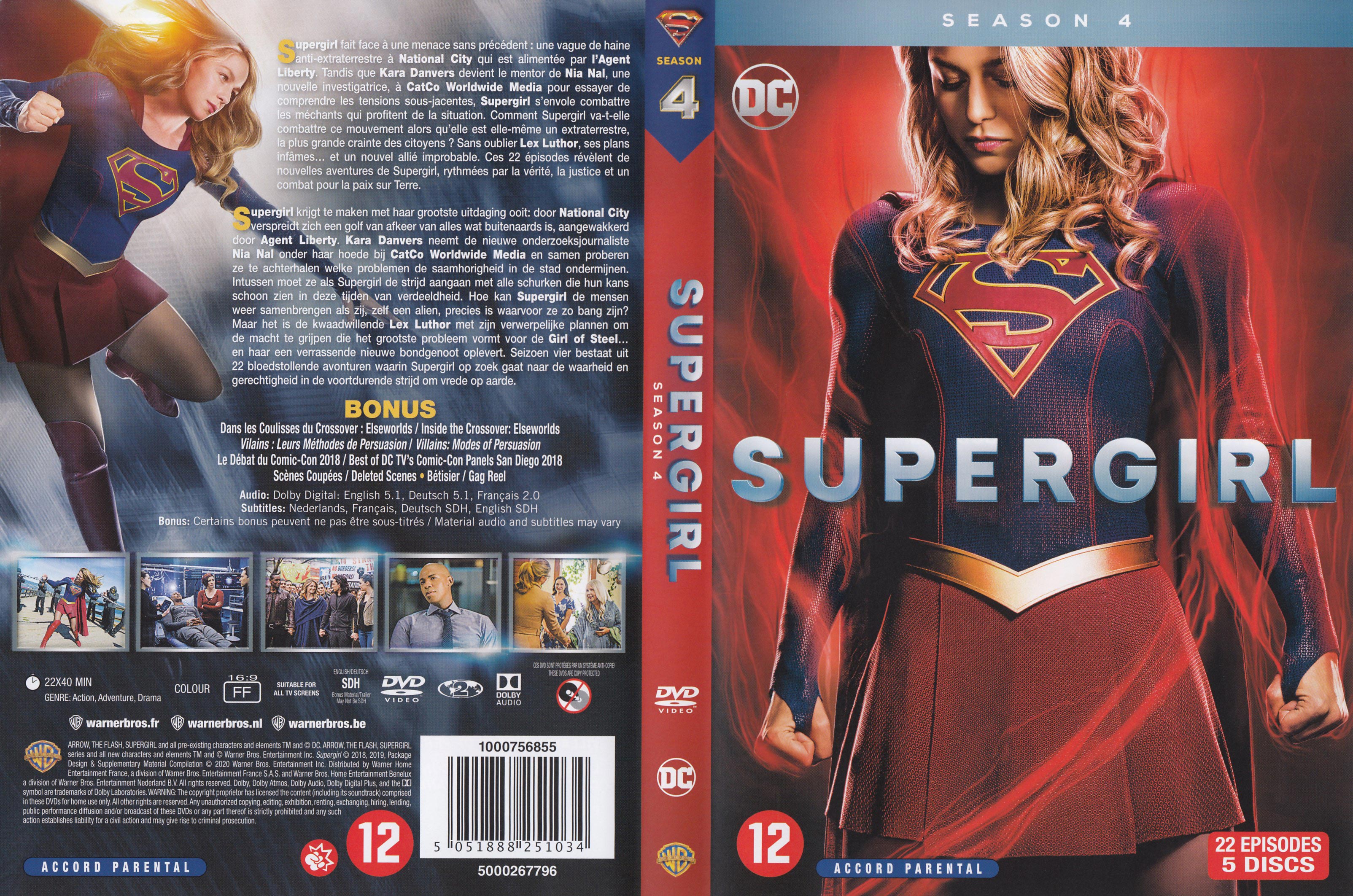 Jaquette DVD SuperGirl saison 4