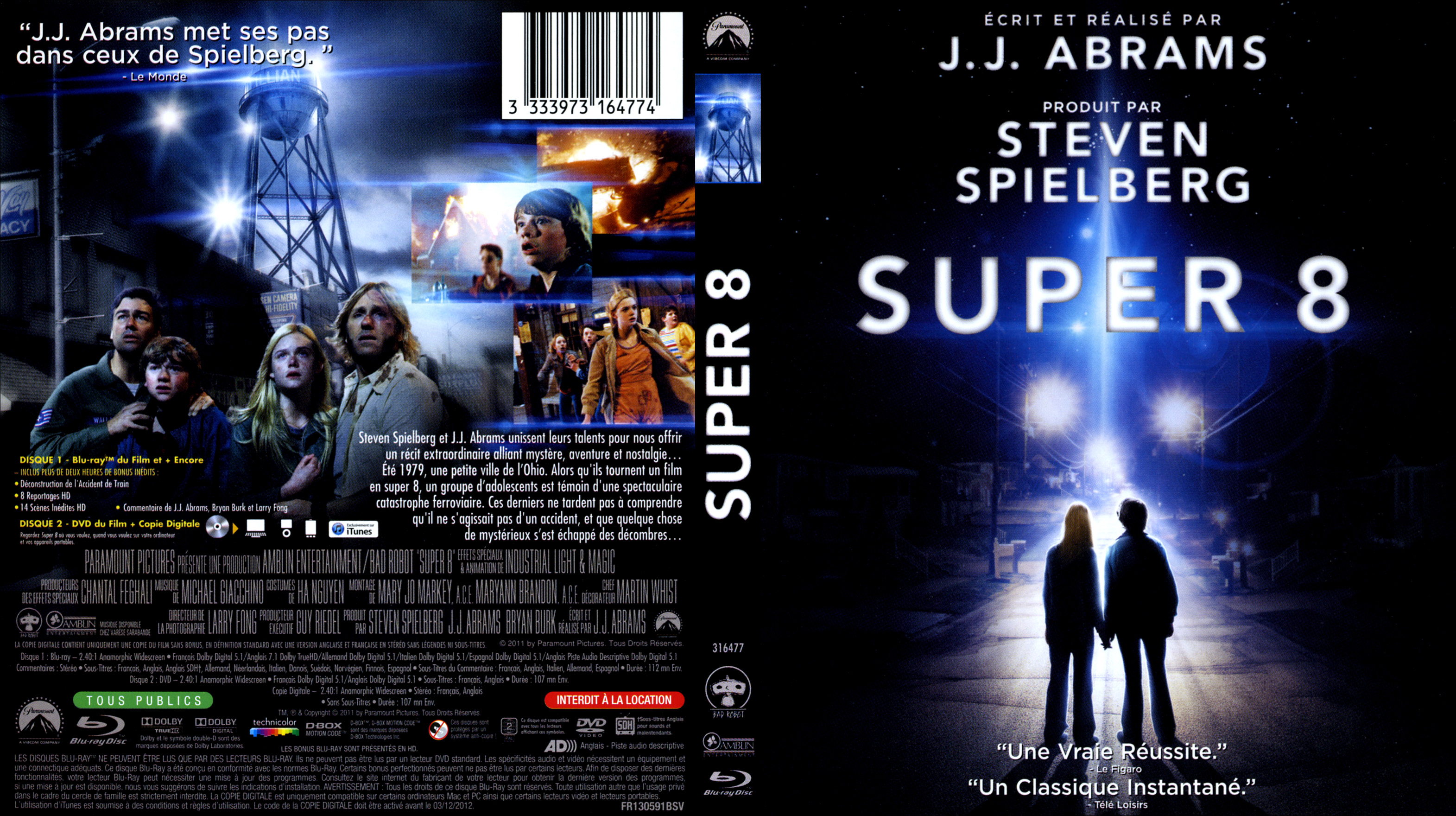 Jaquette DVD Super 8 (BLU-RAY) v2