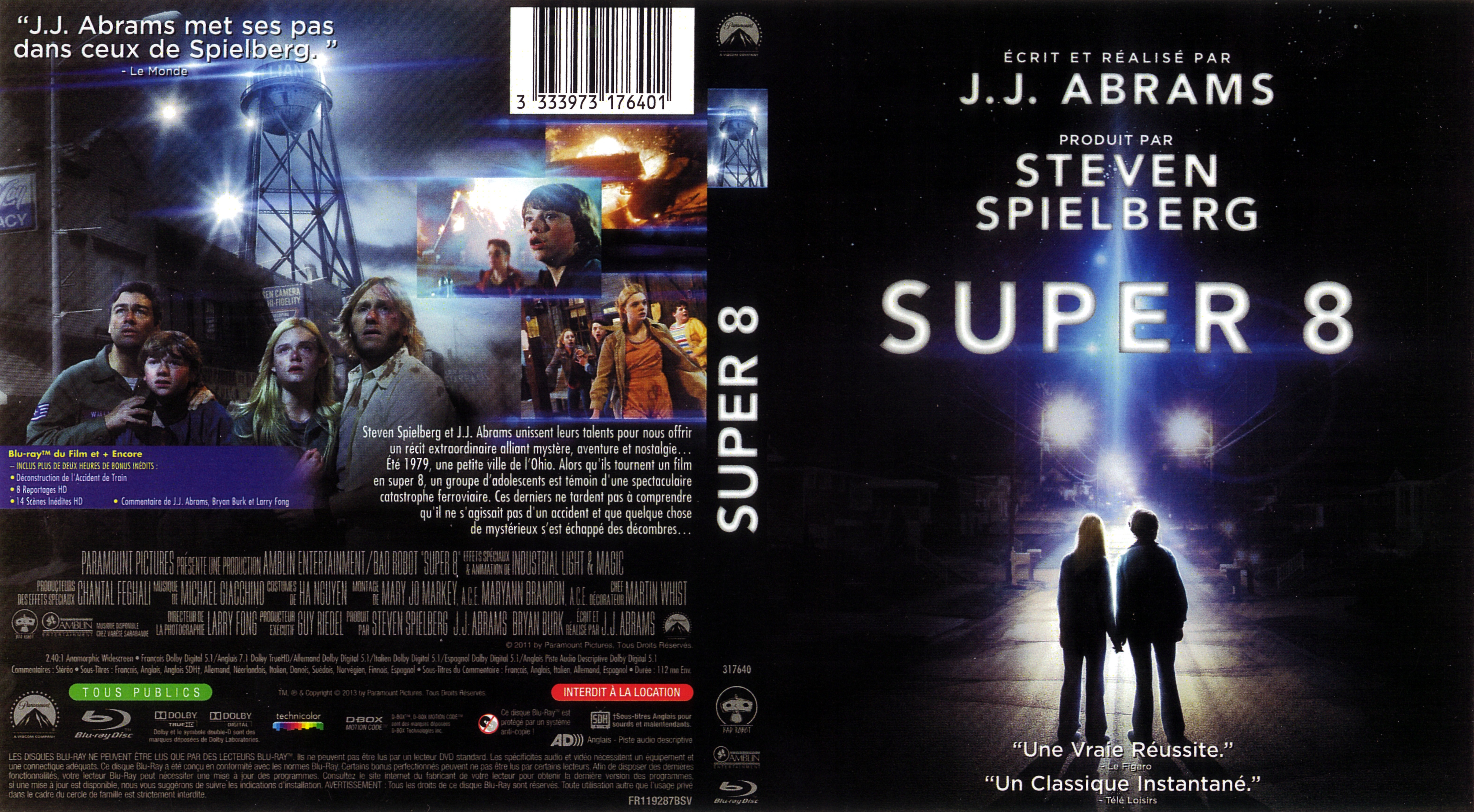 Jaquette DVD Super 8 (BLU-RAY) v3