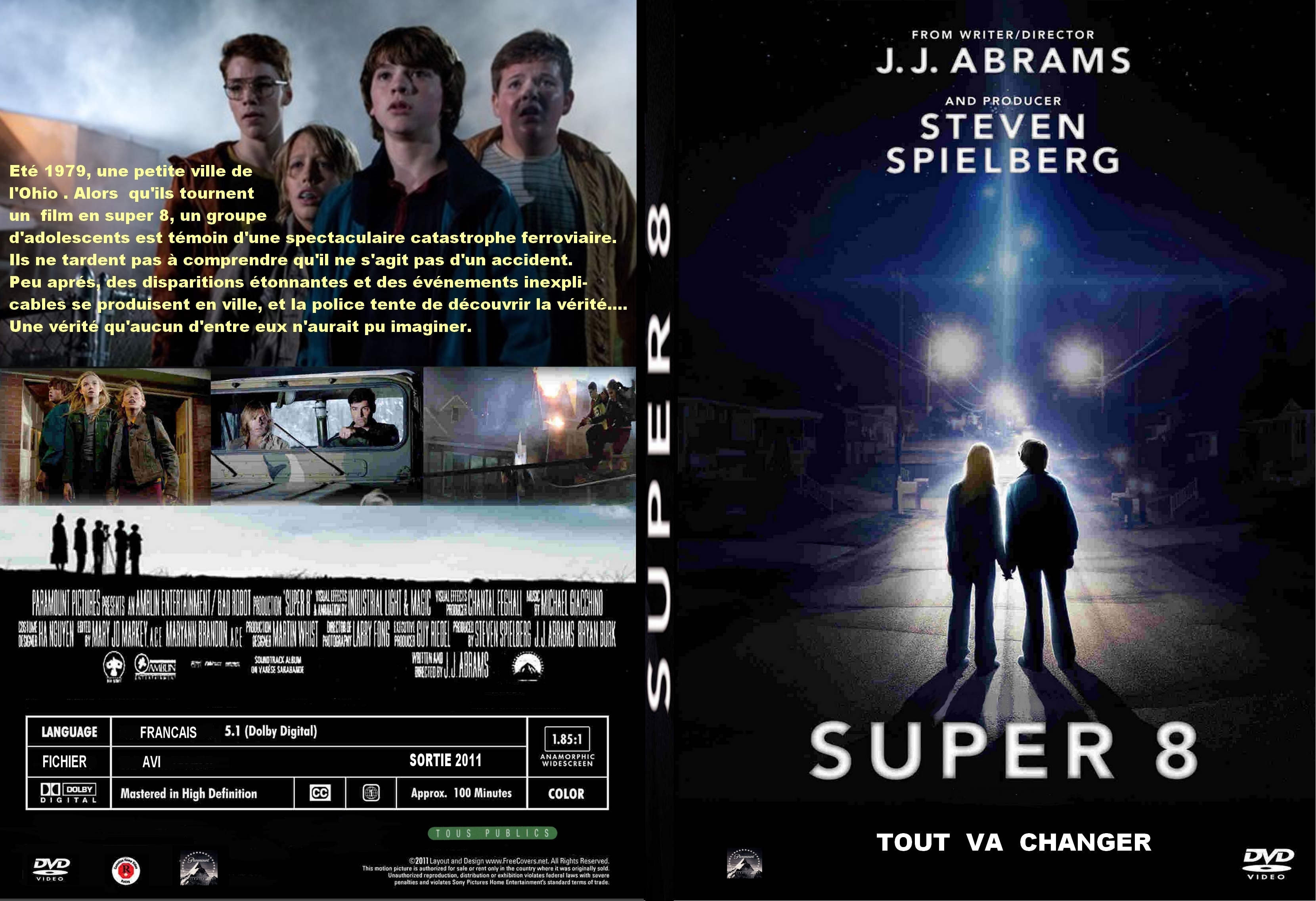 Jaquette DVD Super 8 custom