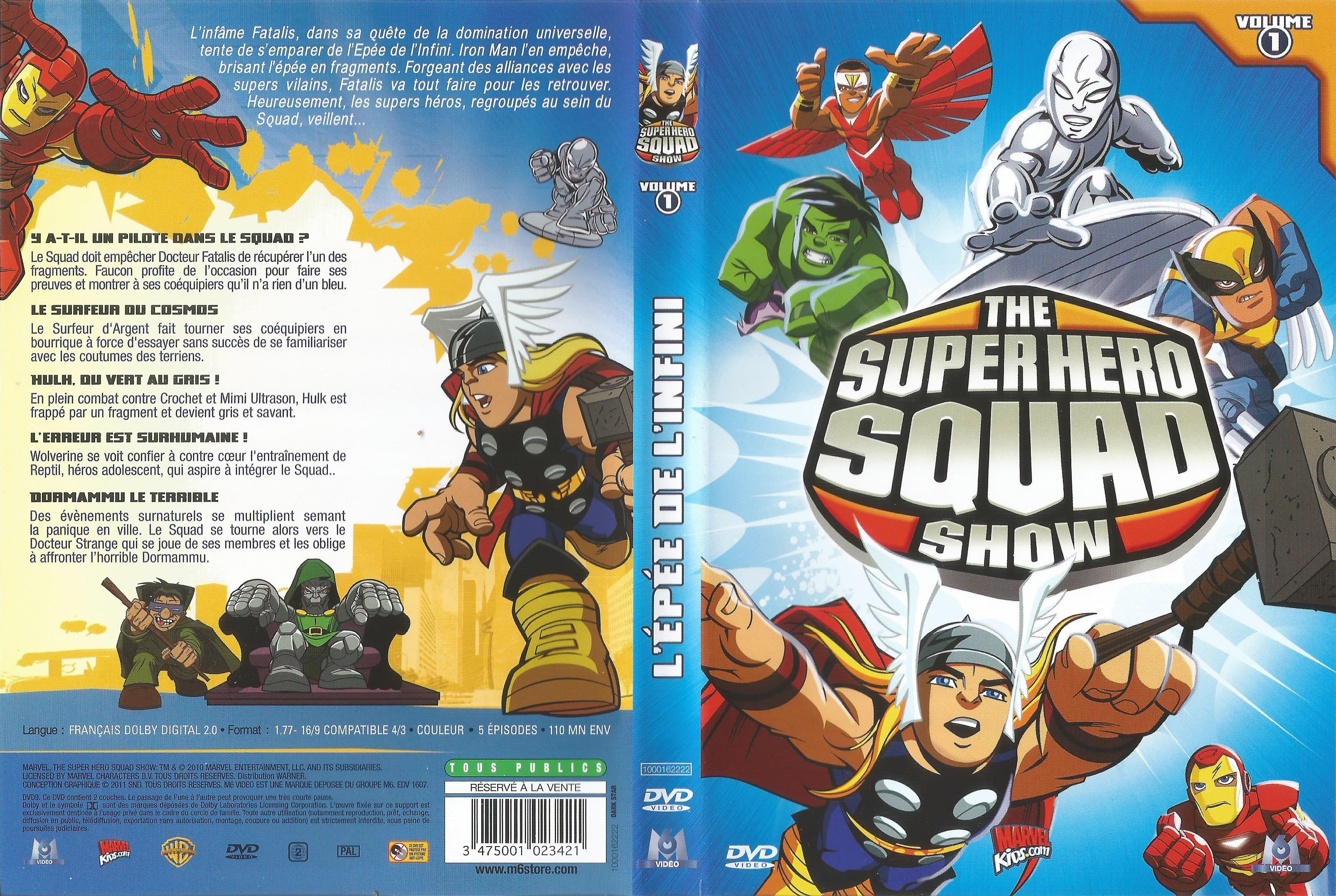 Jaquette DVD Super Hero Squad vol 01