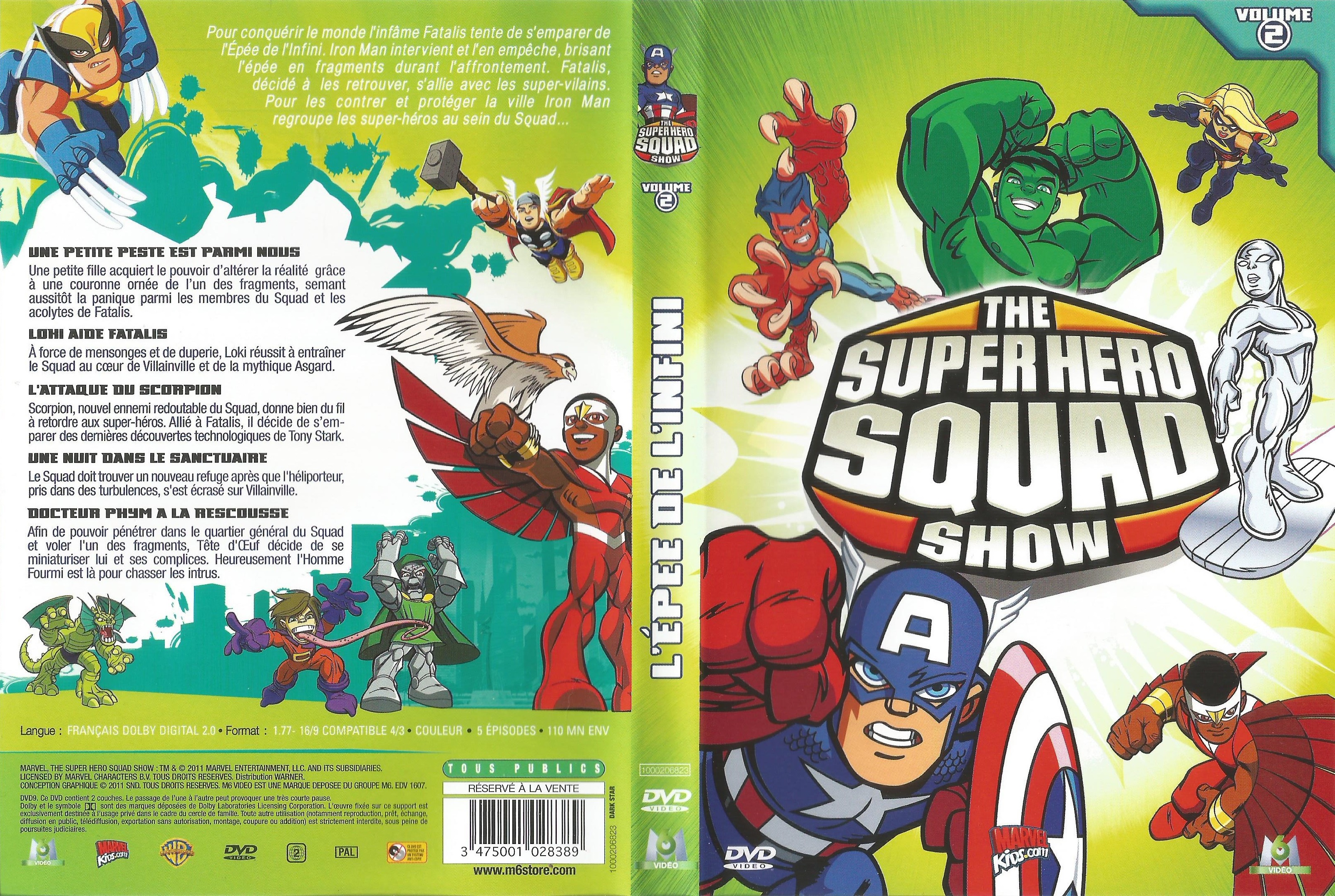 Jaquette DVD Super Hero Squad vol 02