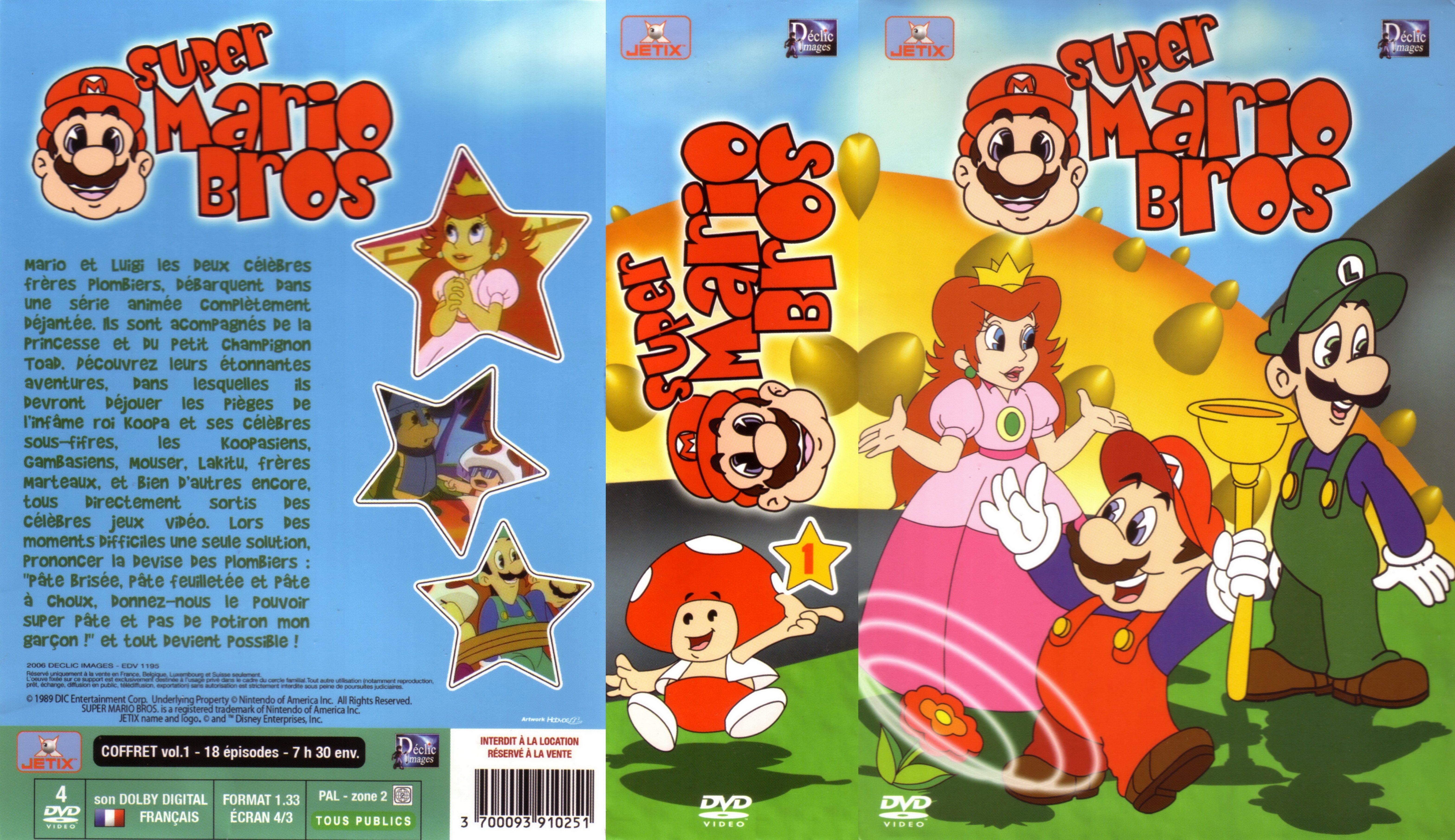 Jaquette DVD Super Mario Bros COFFRET 1