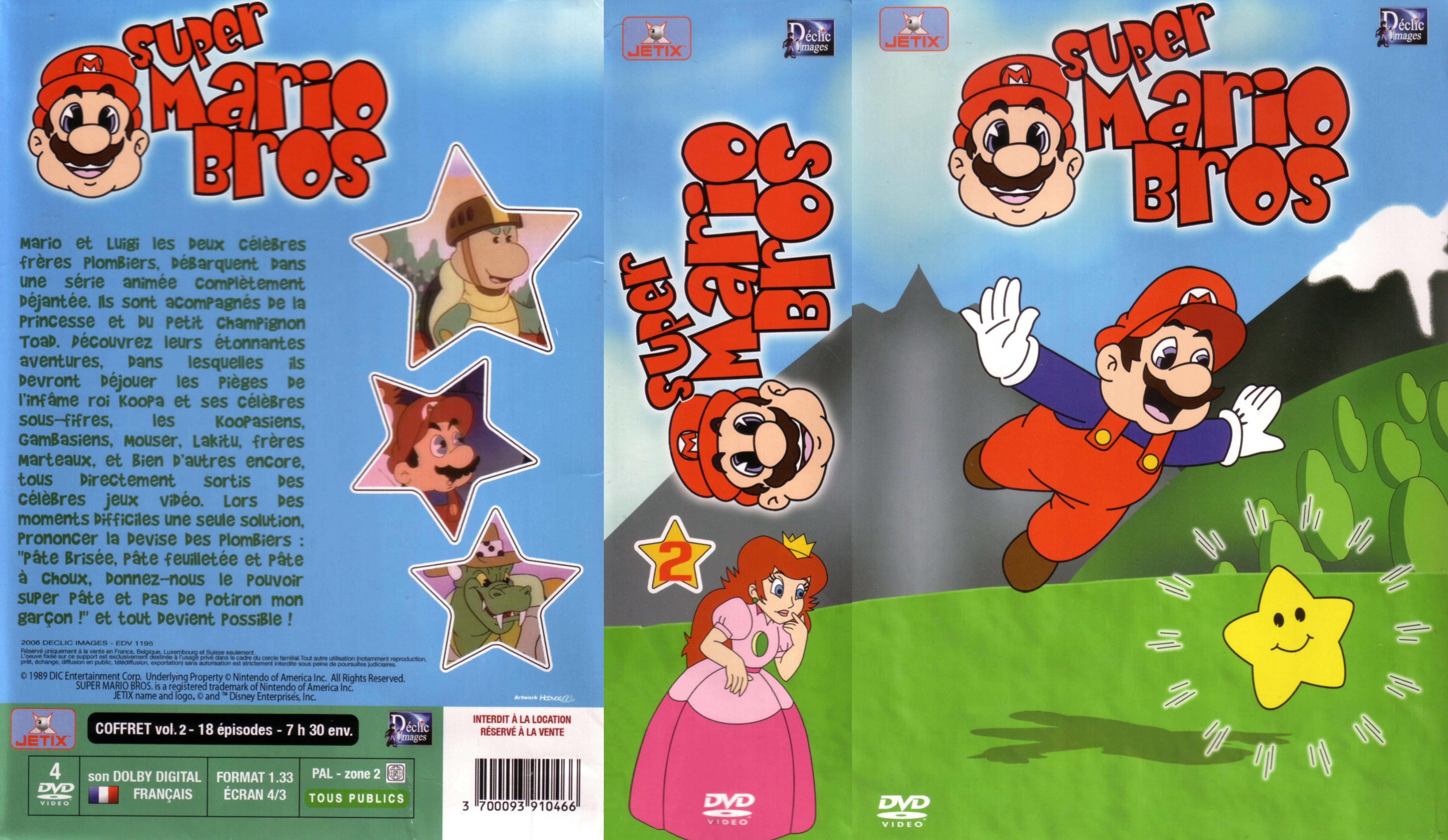 Jaquette DVD Super Mario Bros COFFRET 2