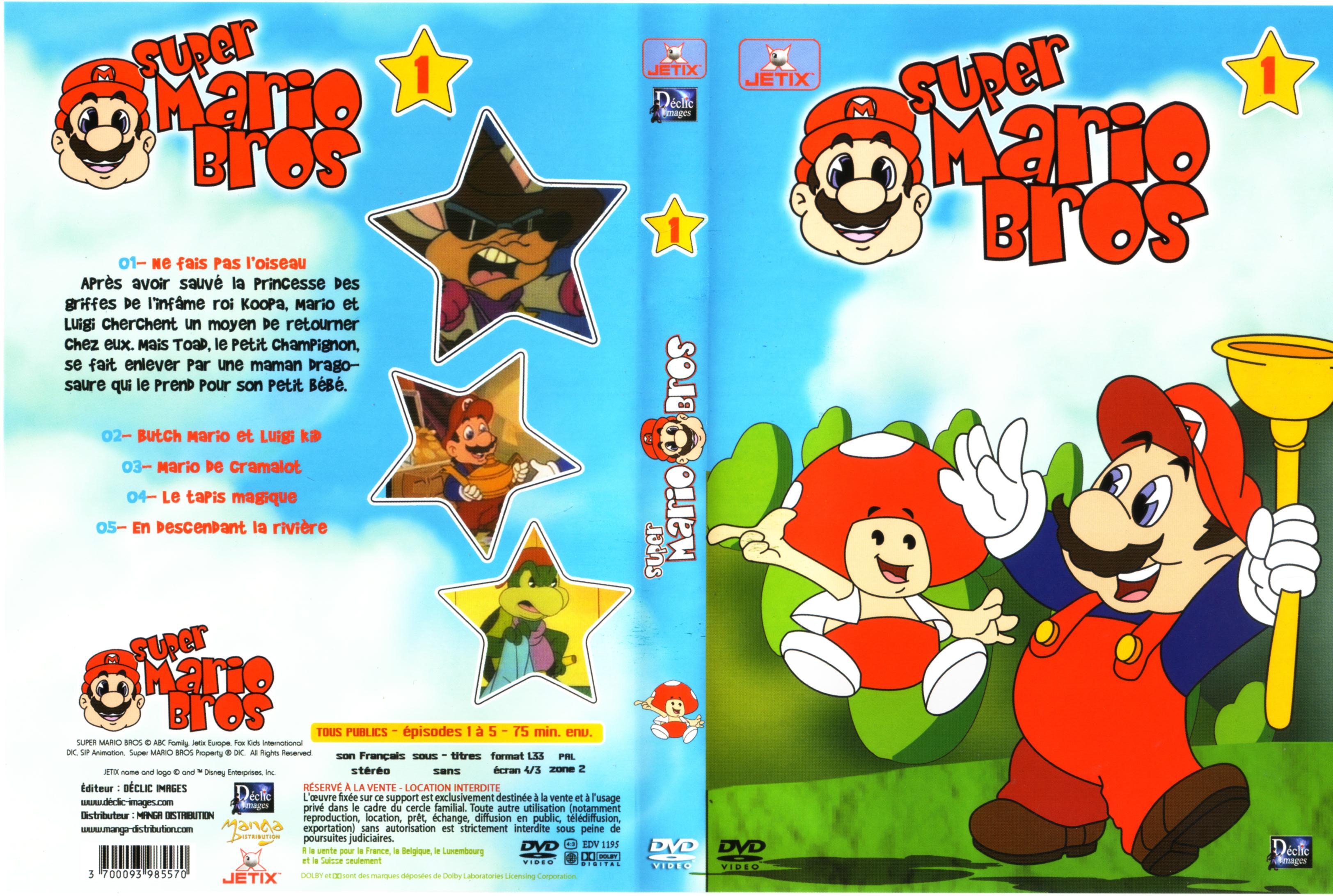 Jaquette DVD Super Mario Bros vol 1