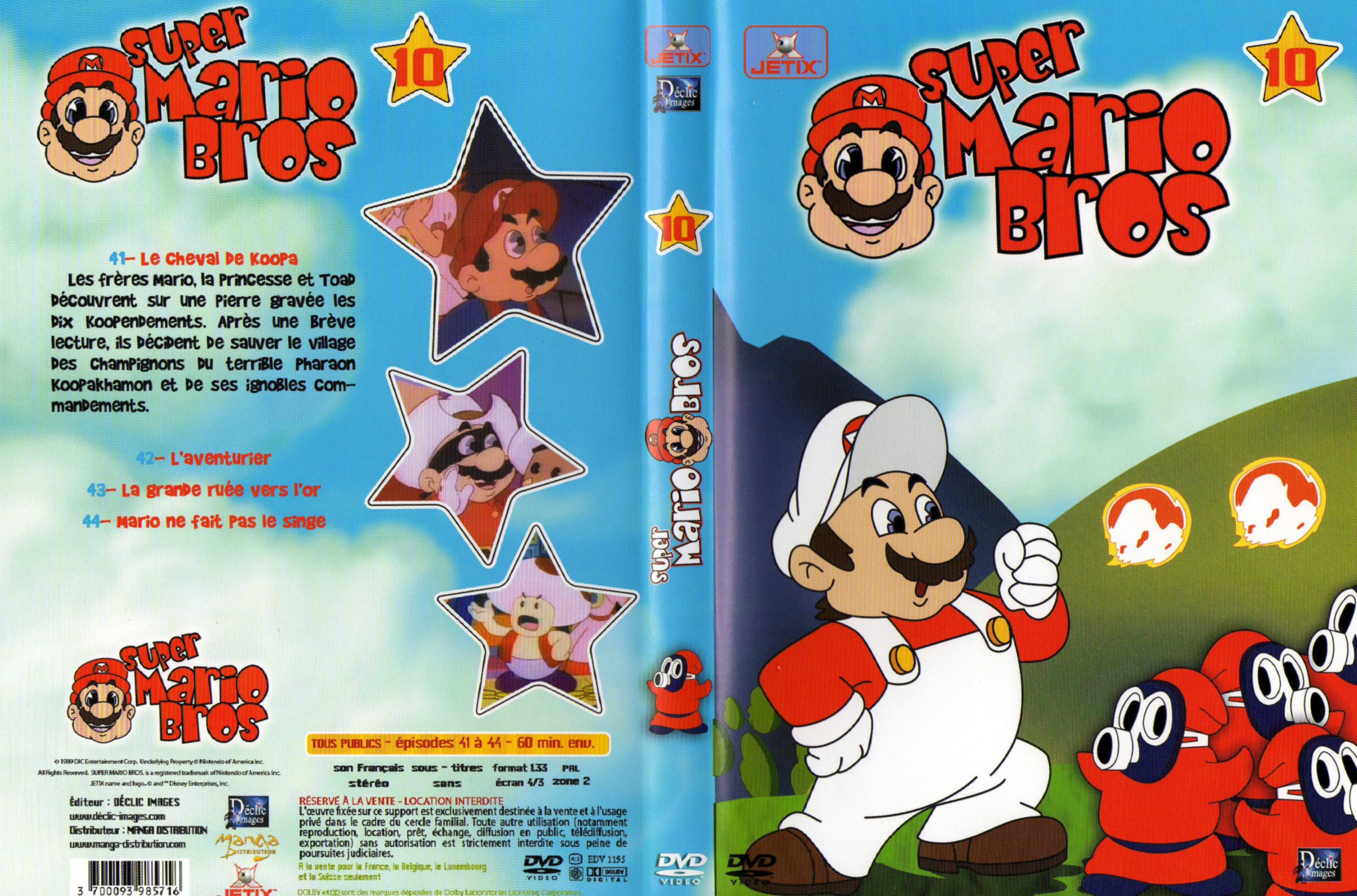 Jaquette DVD Super Mario Bros vol 10