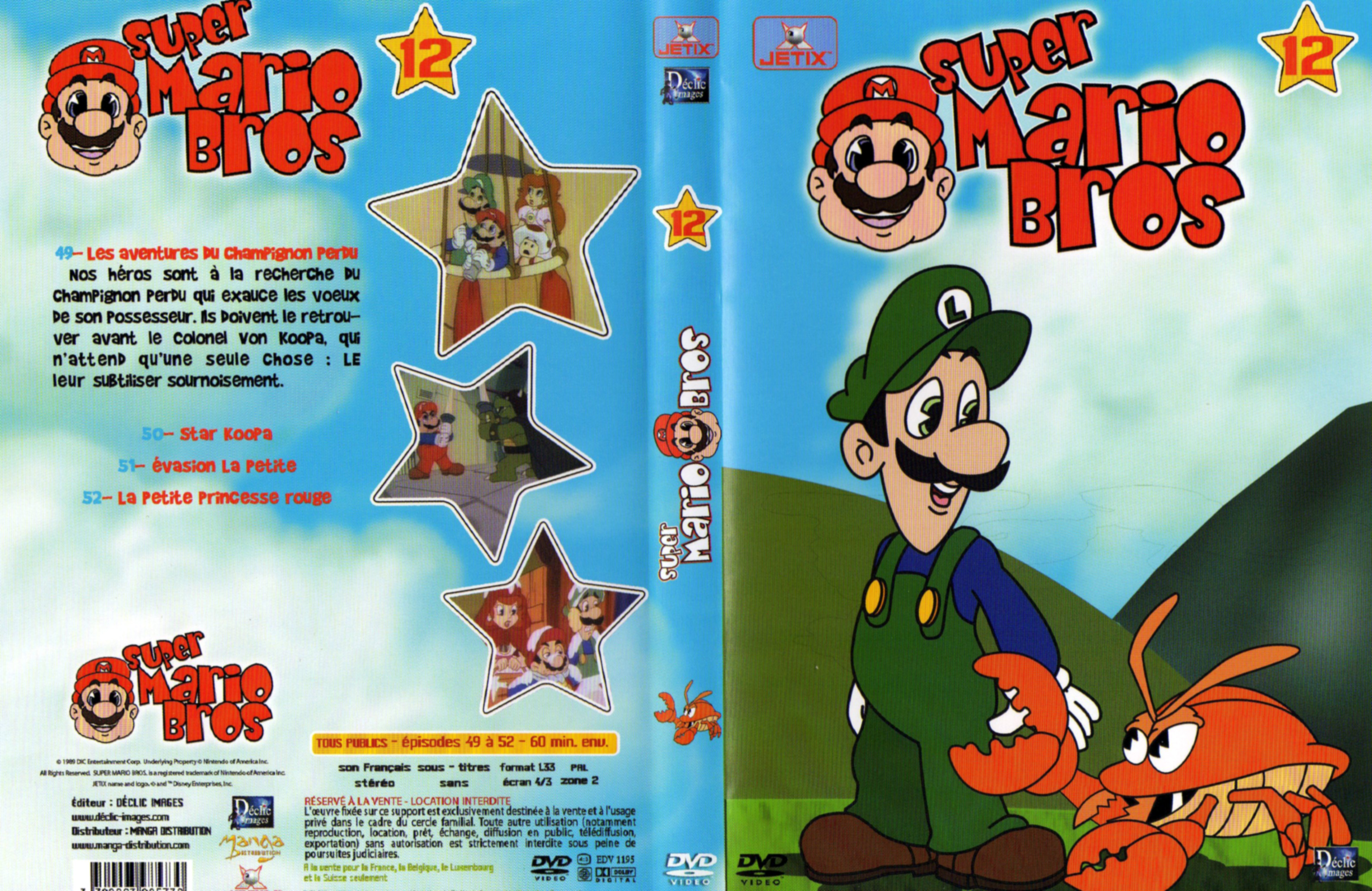 Jaquette DVD Super Mario Bros vol 12
