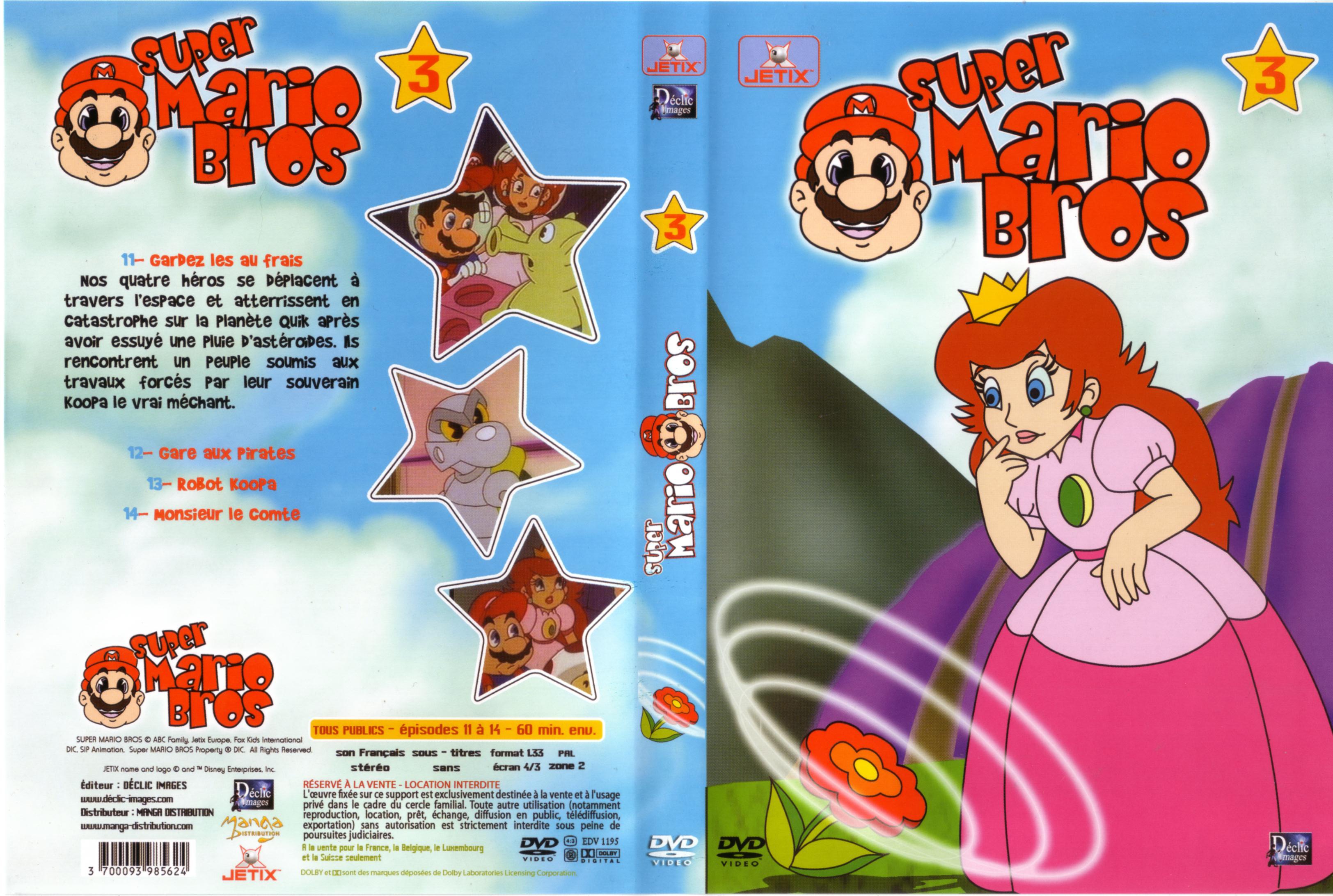 Jaquette DVD Super Mario Bros vol 3