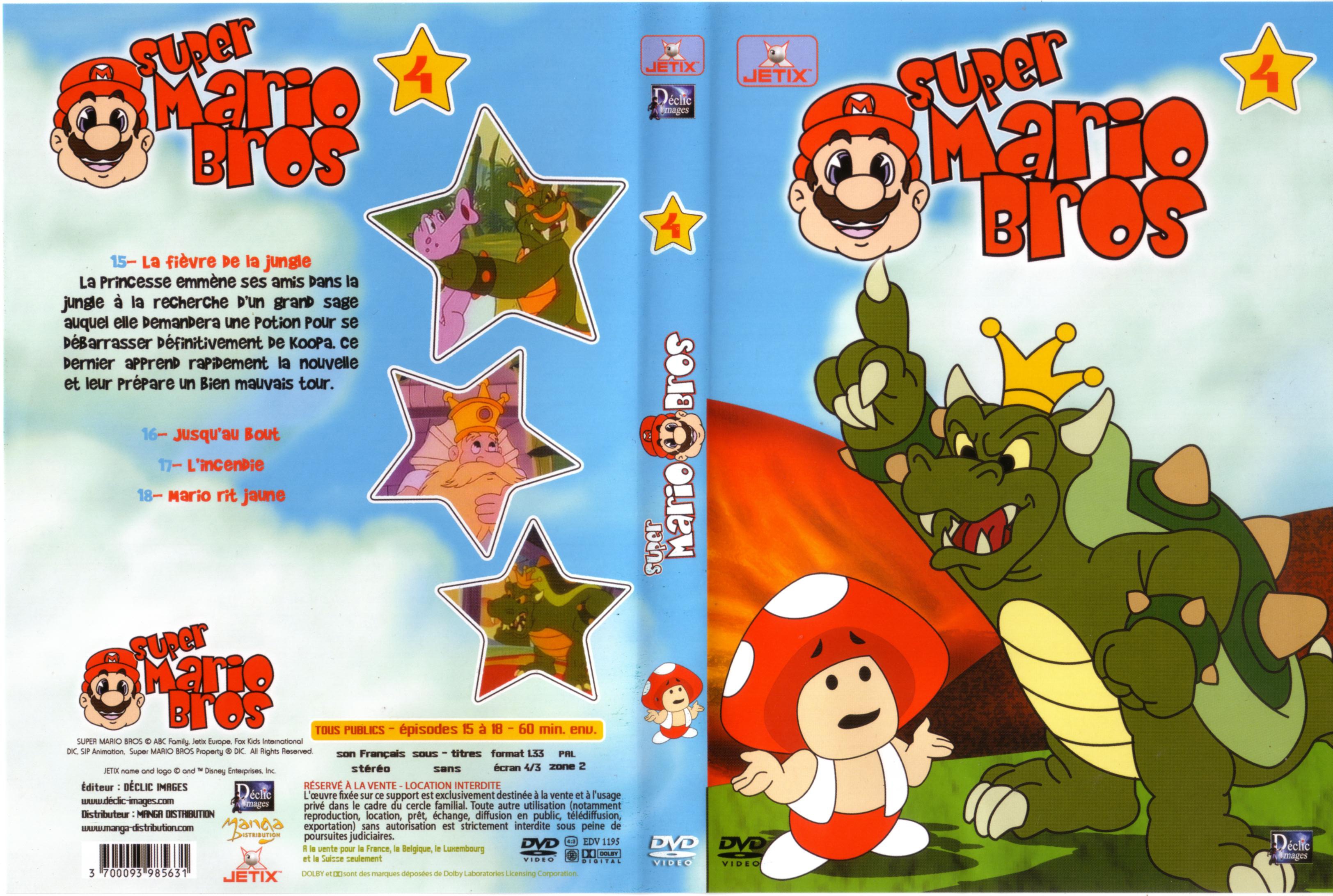 Jaquette DVD Super Mario Bros vol 4