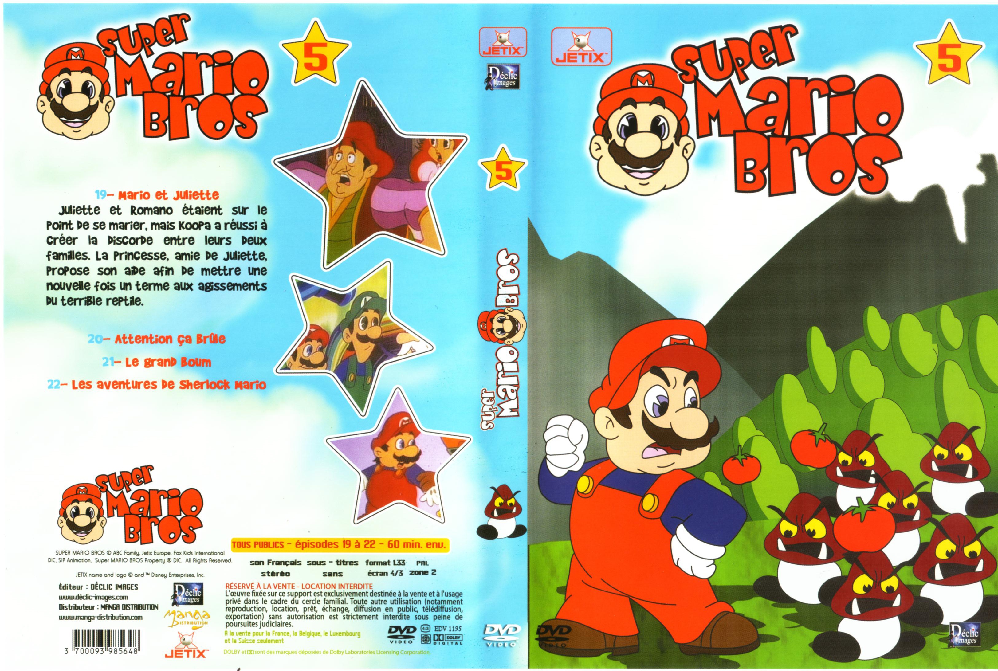 Jaquette DVD Super Mario Bros vol 5