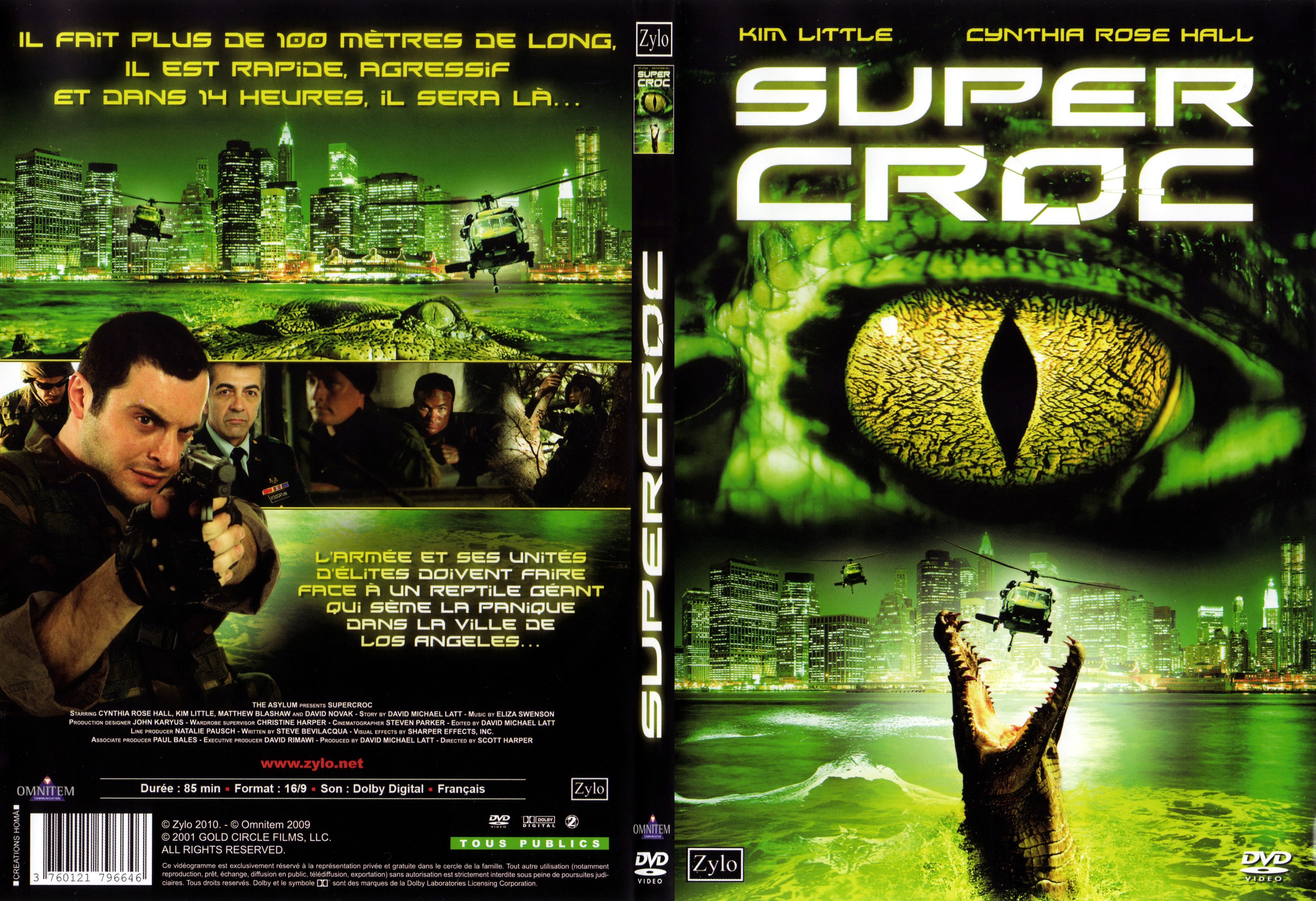 Jaquette DVD Super croc - SLIM