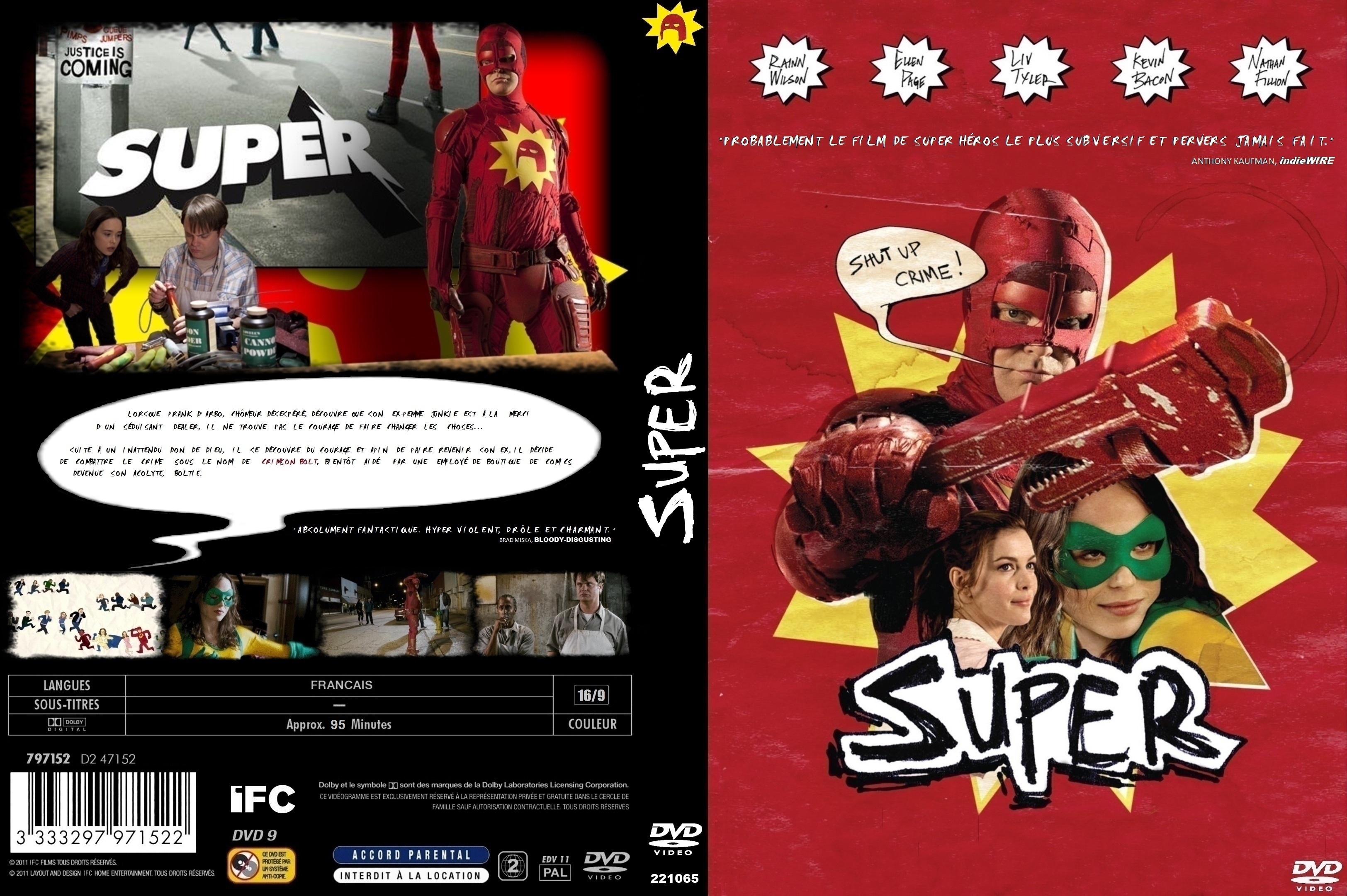 Jaquette DVD Super custom