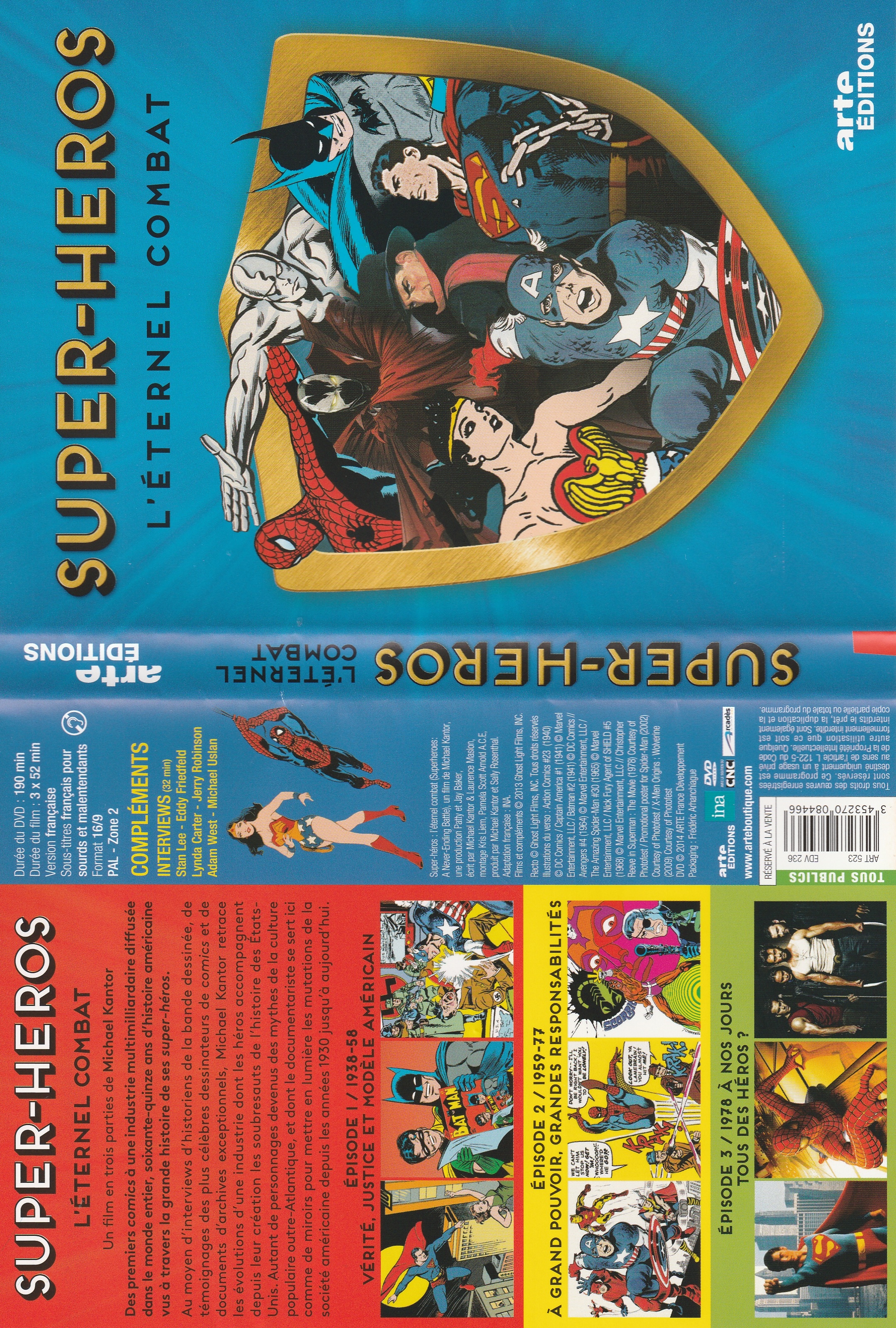 Jaquette DVD Super-heros L