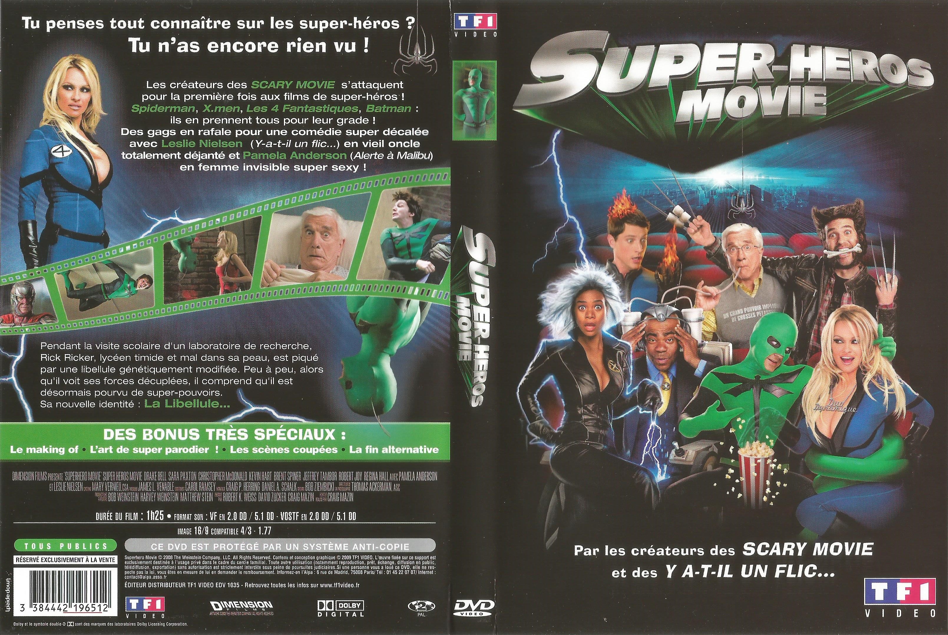 Jaquette DVD Super-hros movie
