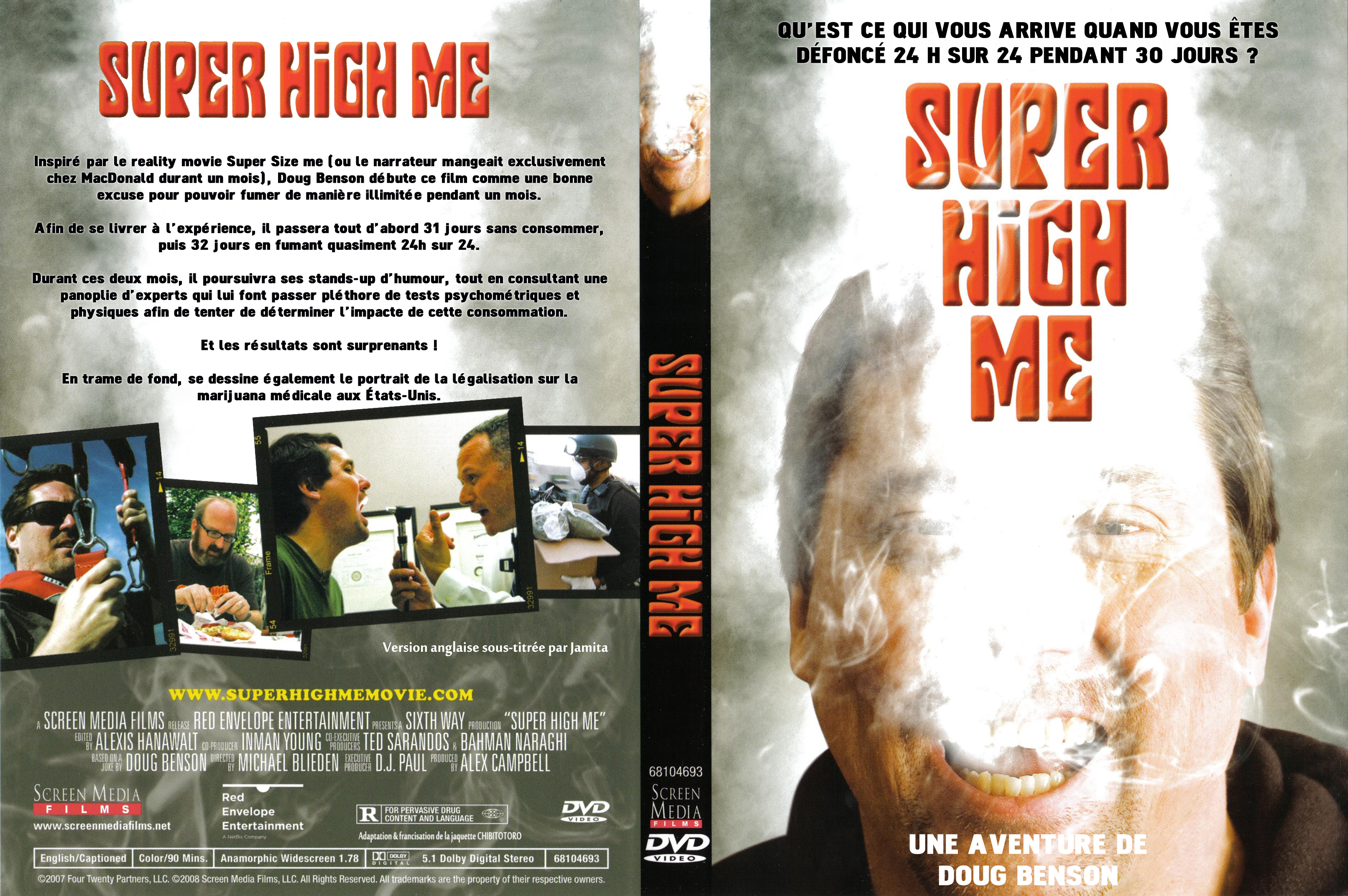 Jaquette DVD Super high me custom