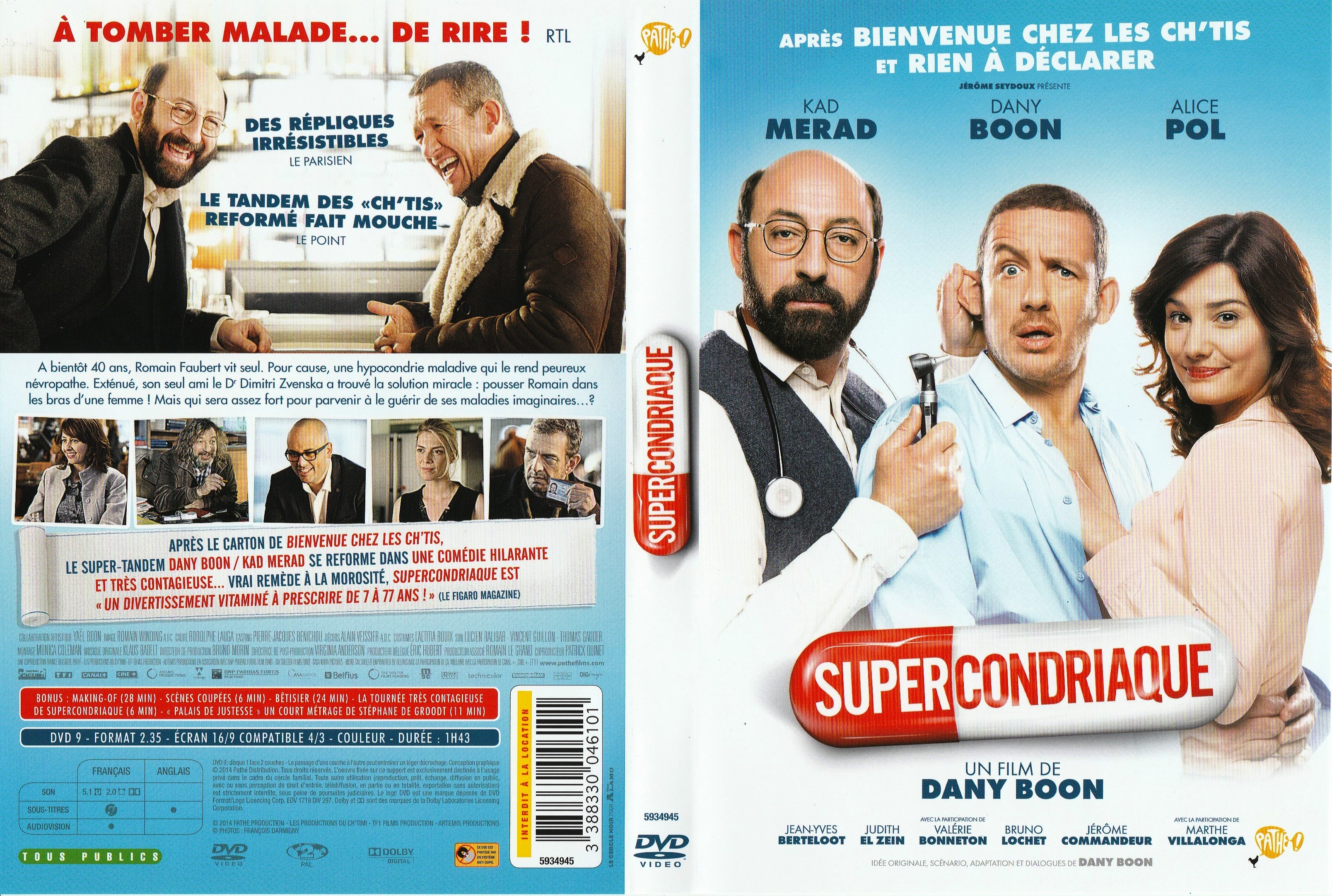 Jaquette DVD Supercondriaque
