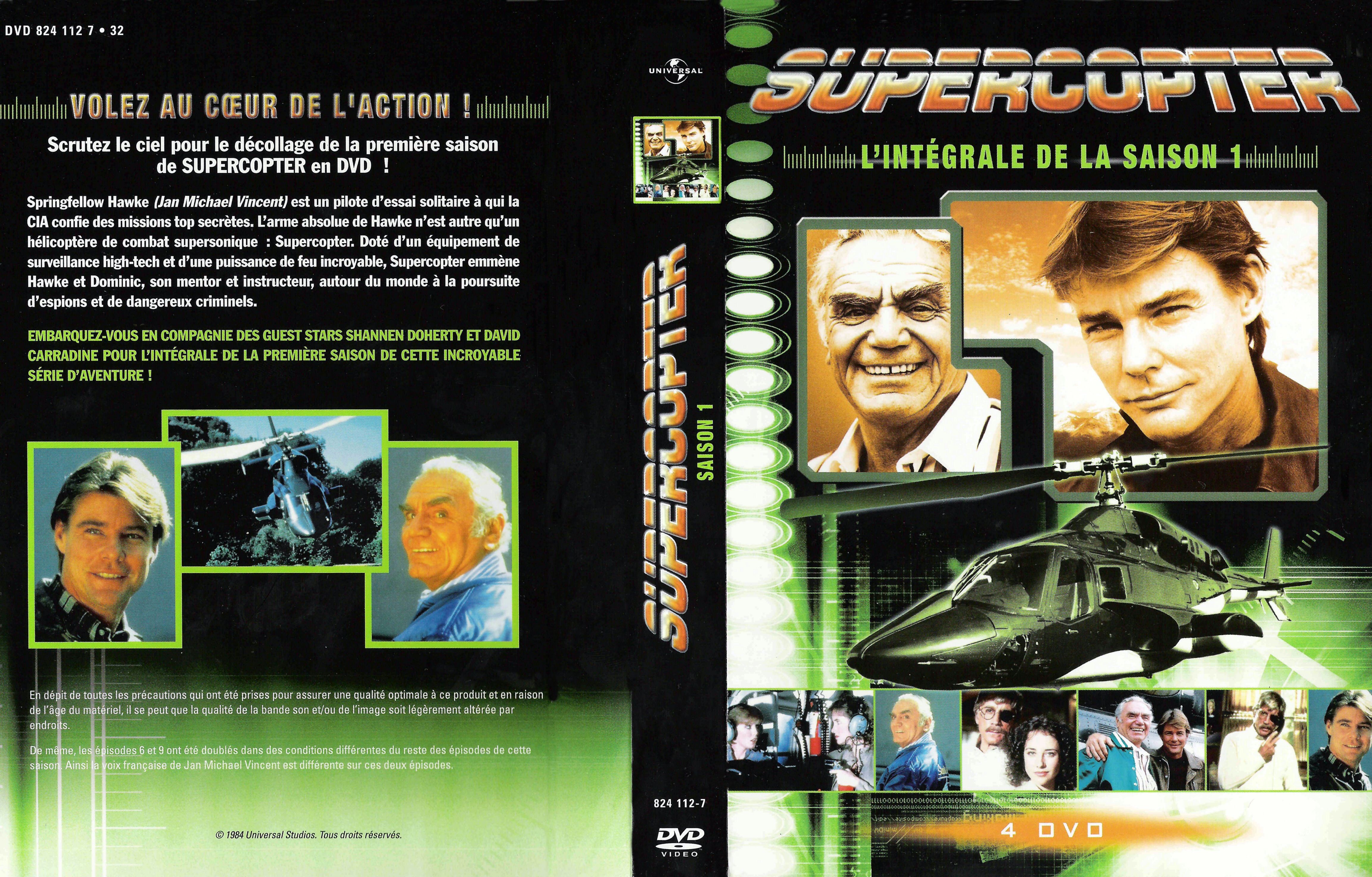 Jaquette DVD Supercopter saison 1 COFFRET