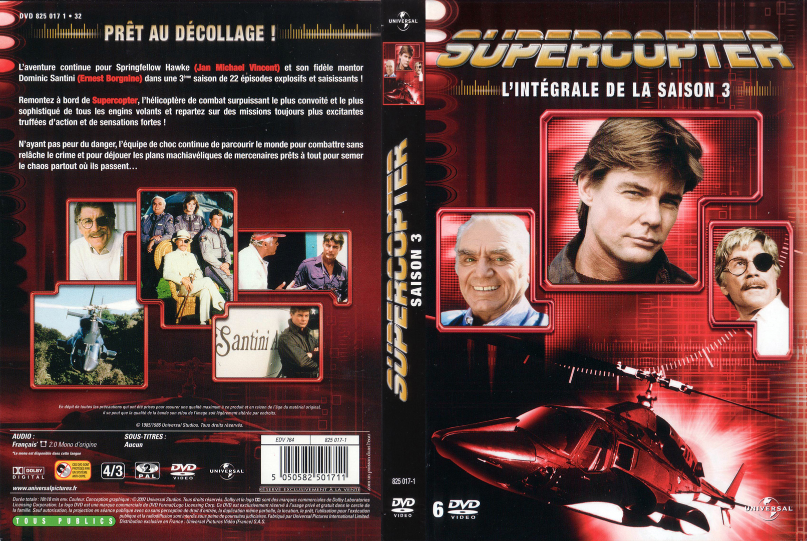 Jaquette DVD Supercopter saison 3 COFFRET