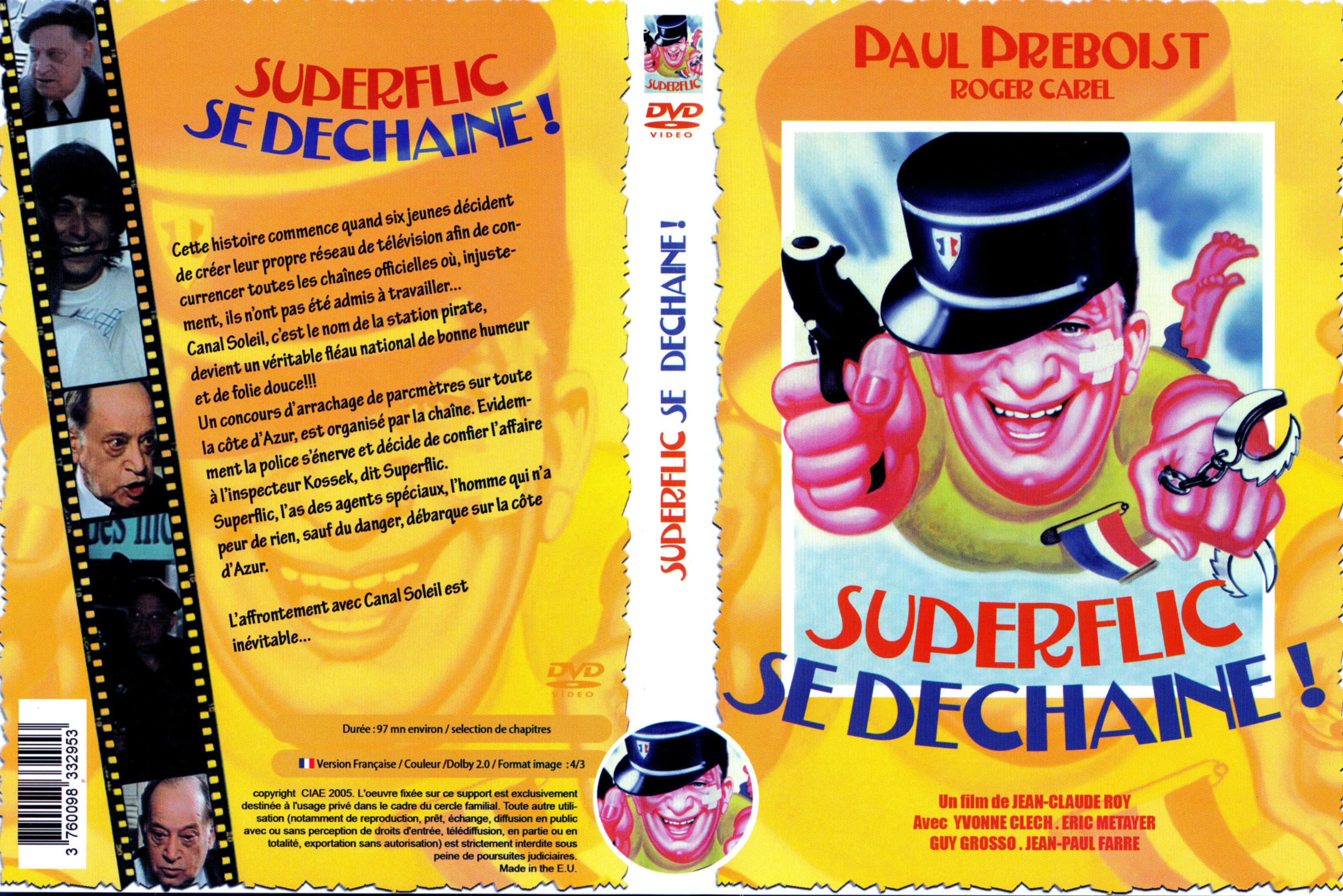 Jaquette DVD Superflic se dchaine
