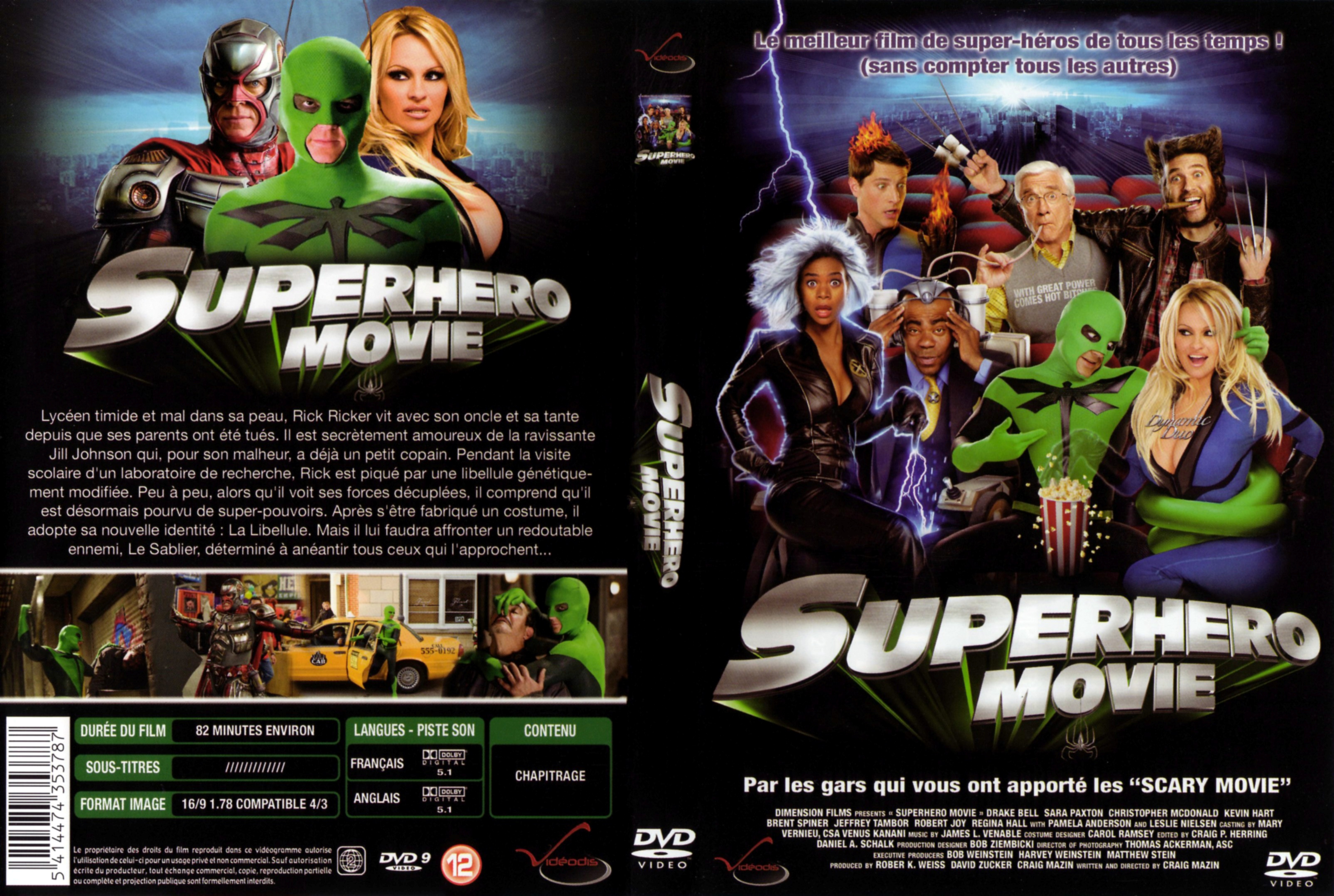 Jaquette DVD Superhero movie