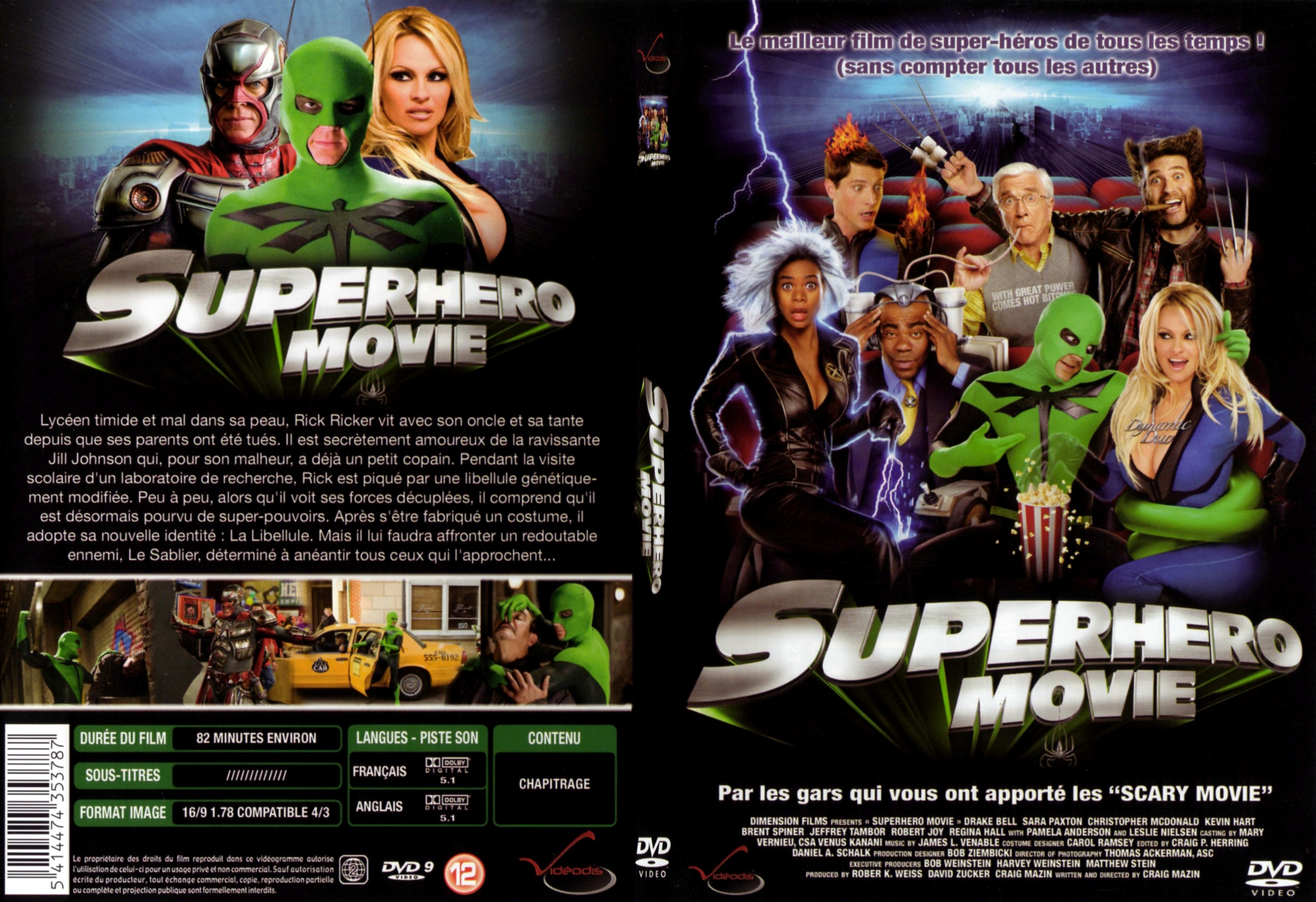 Jaquette DVD Superhero movie - SLIM