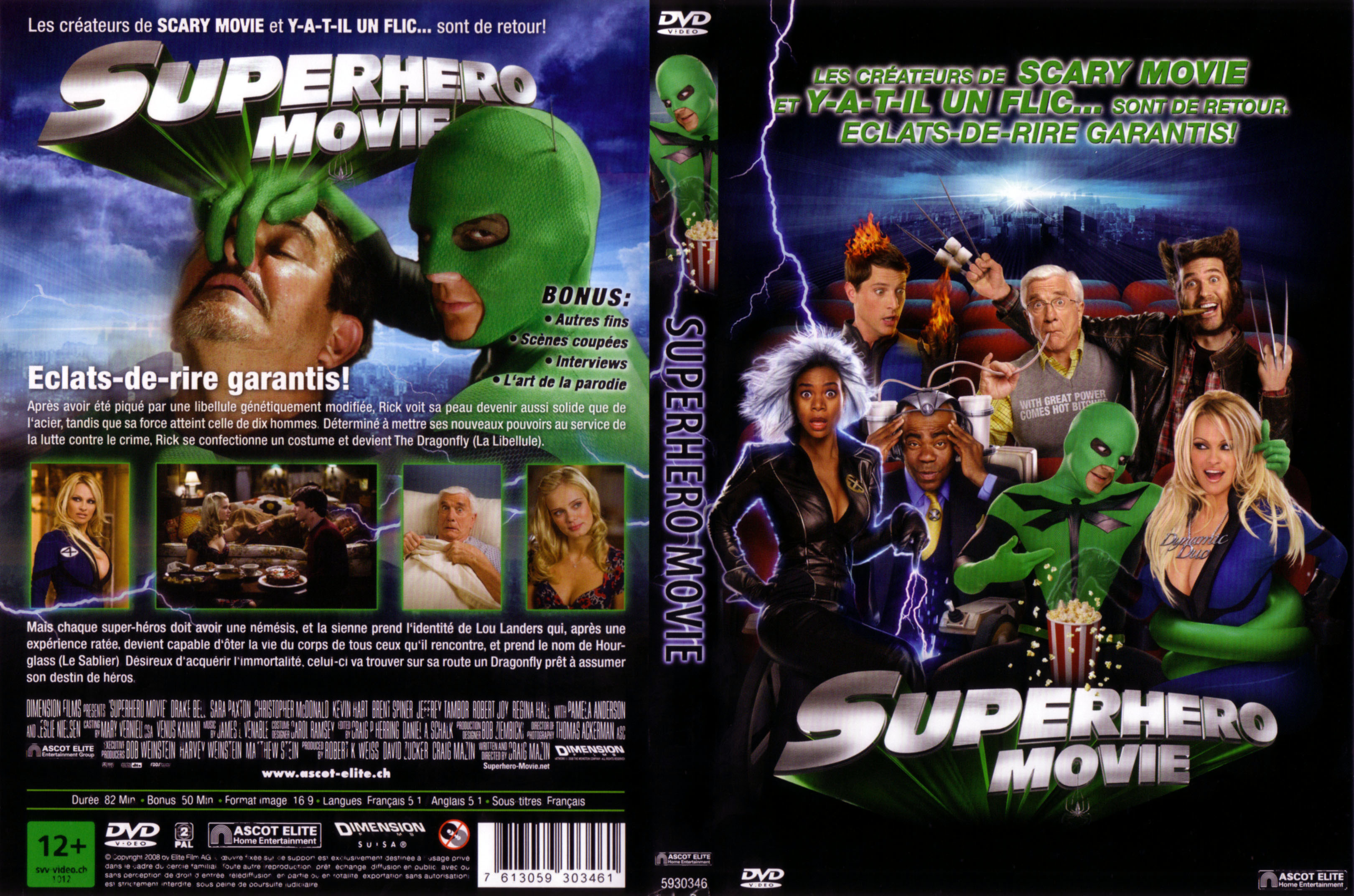 Jaquette DVD Superhero movie v2