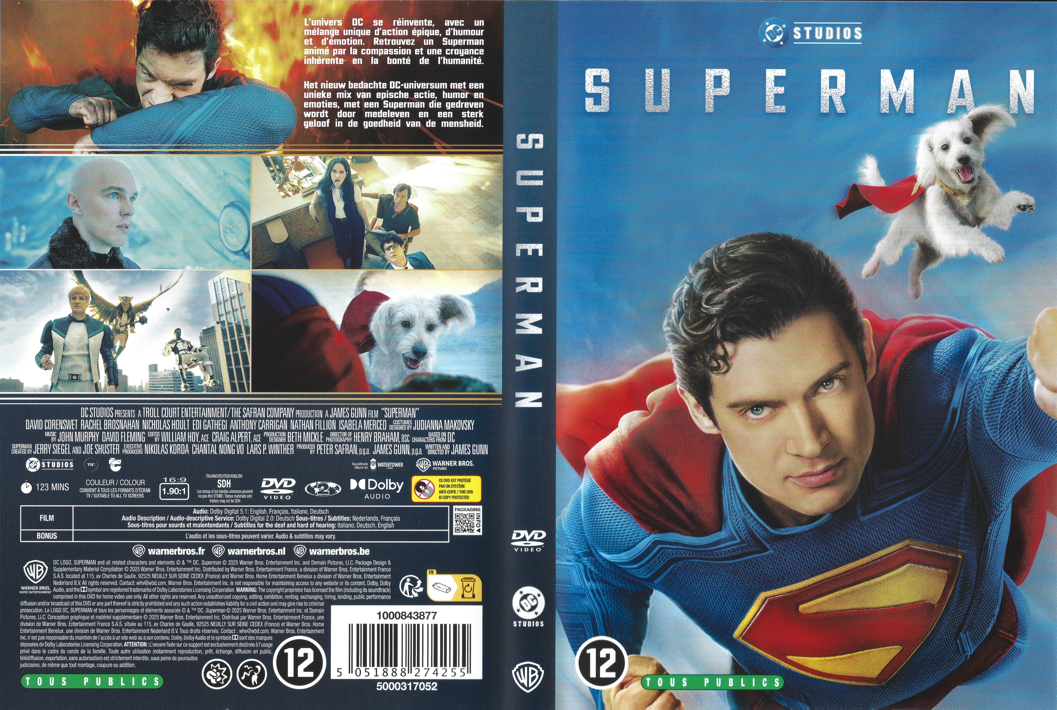 Jaquette DVD Superman 2025