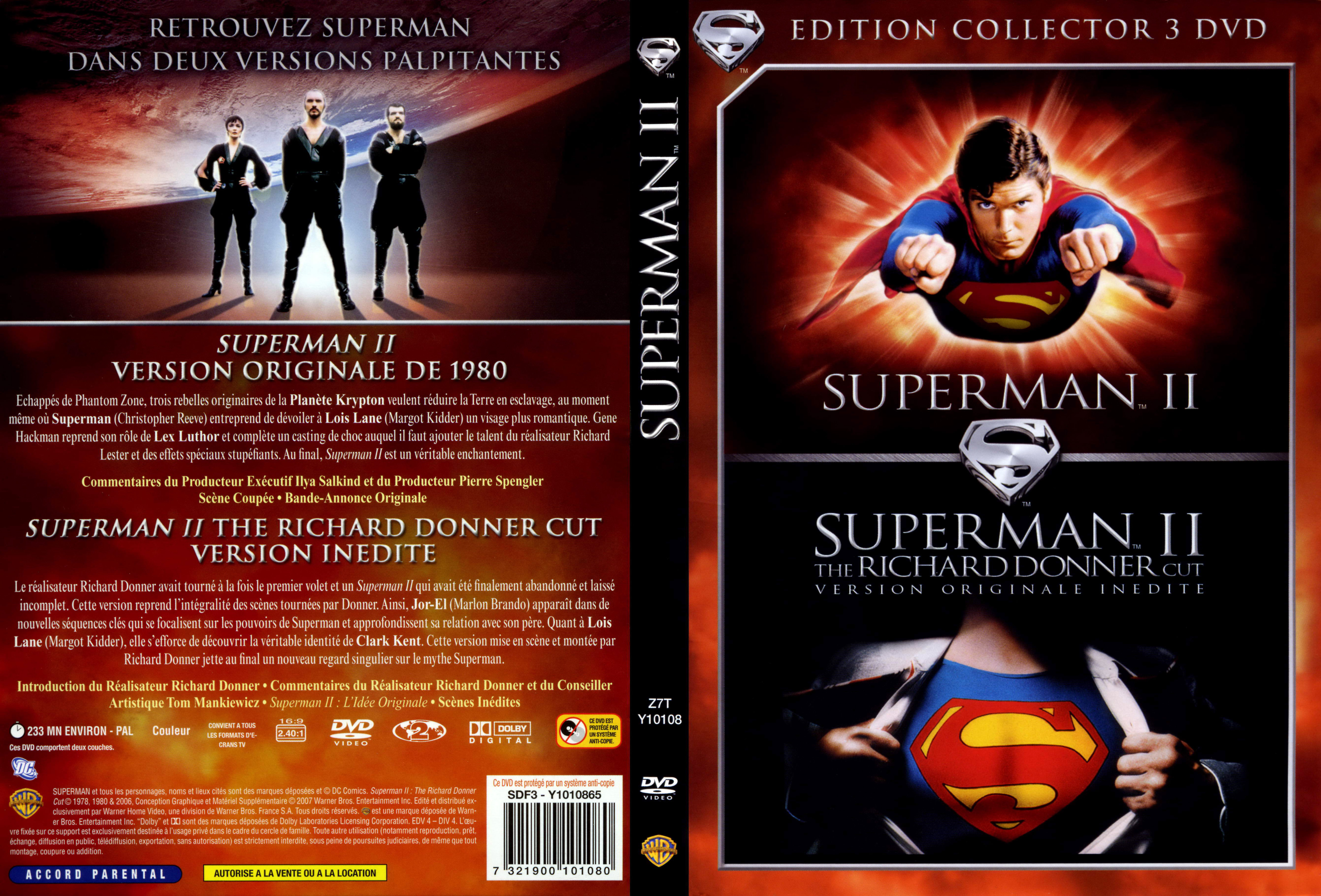 Jaquette DVD Superman 2 v4