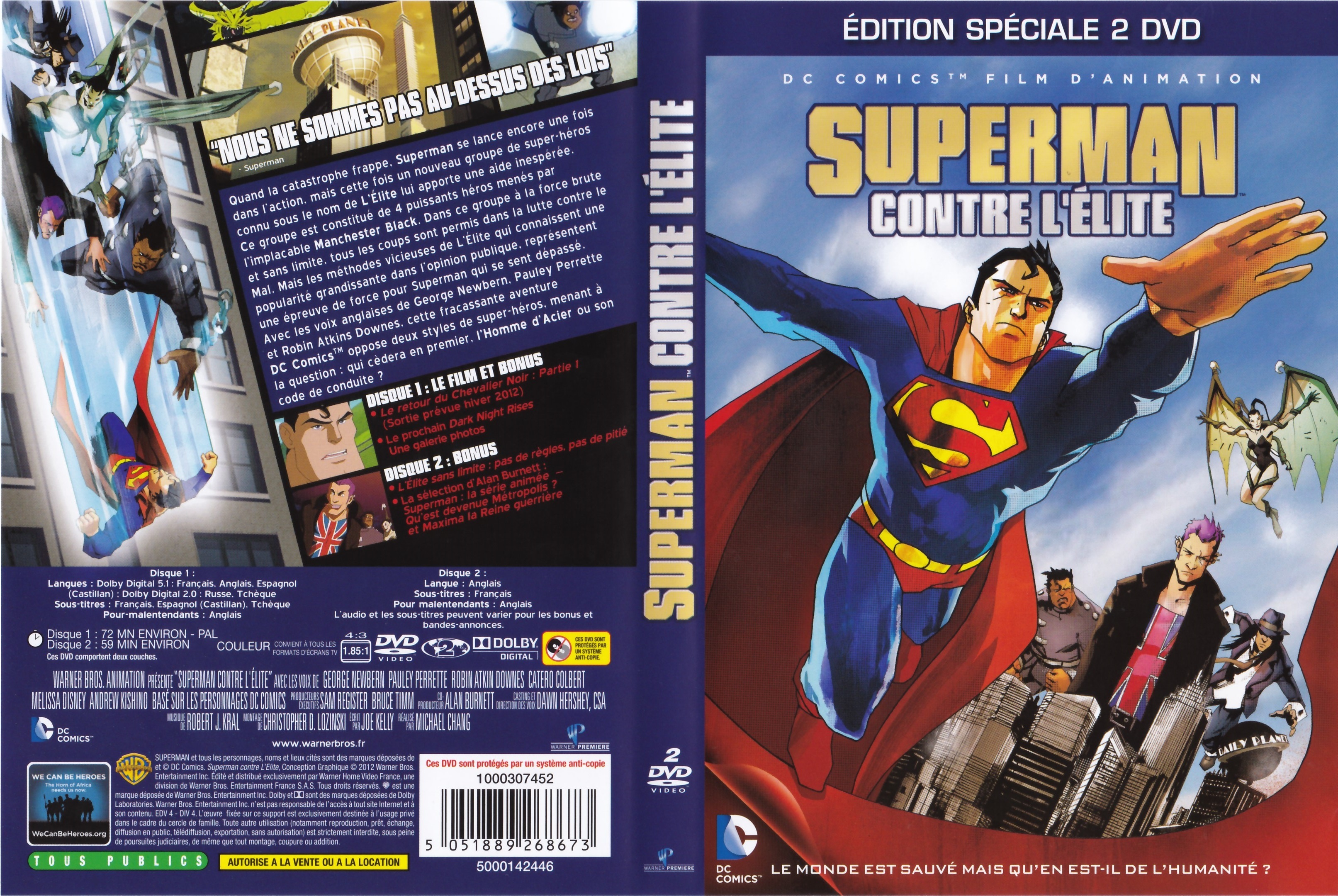 Jaquette DVD Superman Contre l