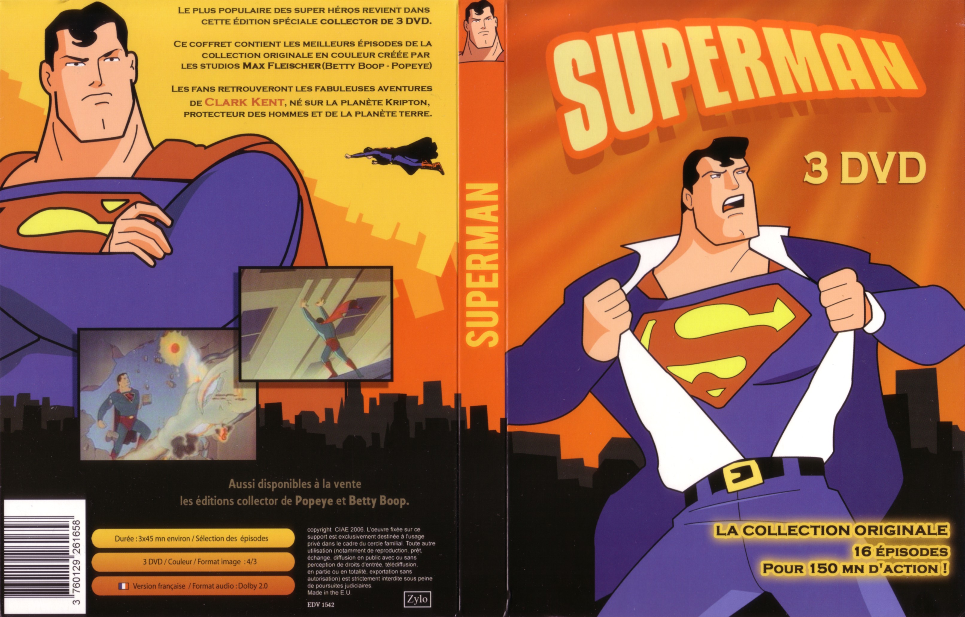 Jaquette DVD Superman DA 3 dvd