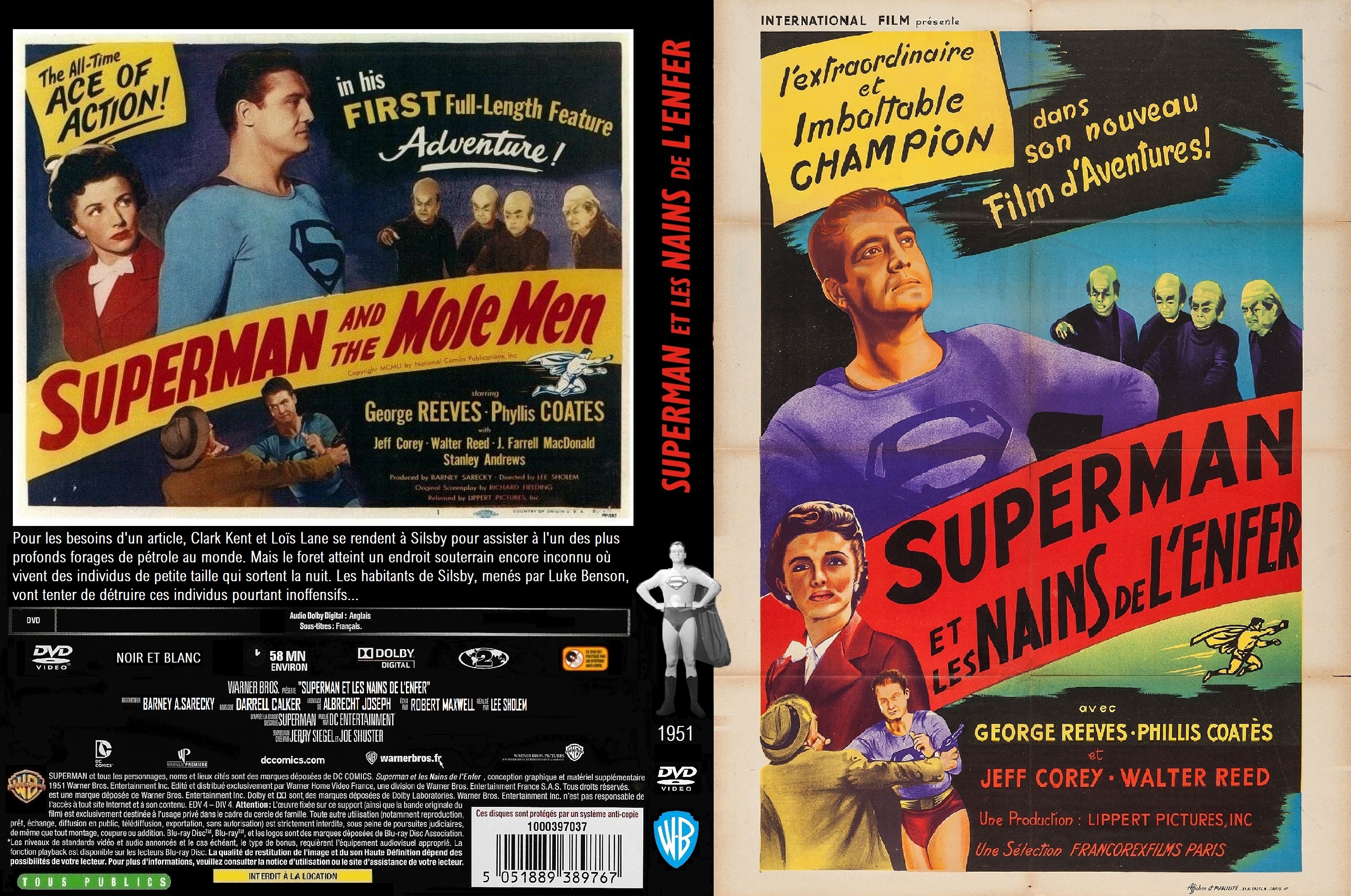 Jaquette DVD Superman et les Nains de l
