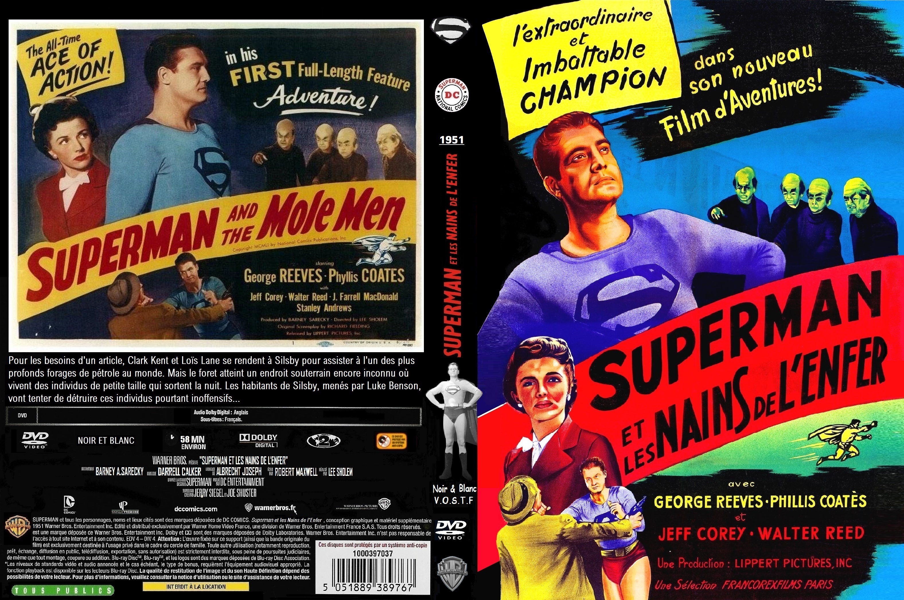 Jaquette DVD Superman et les Nains de l