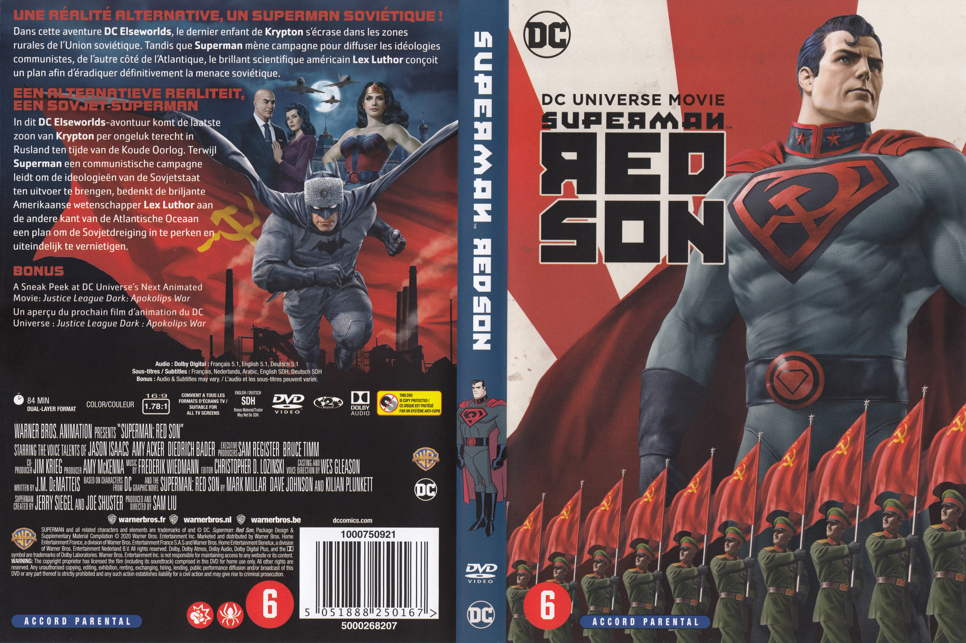 Jaquette DVD Superman red son