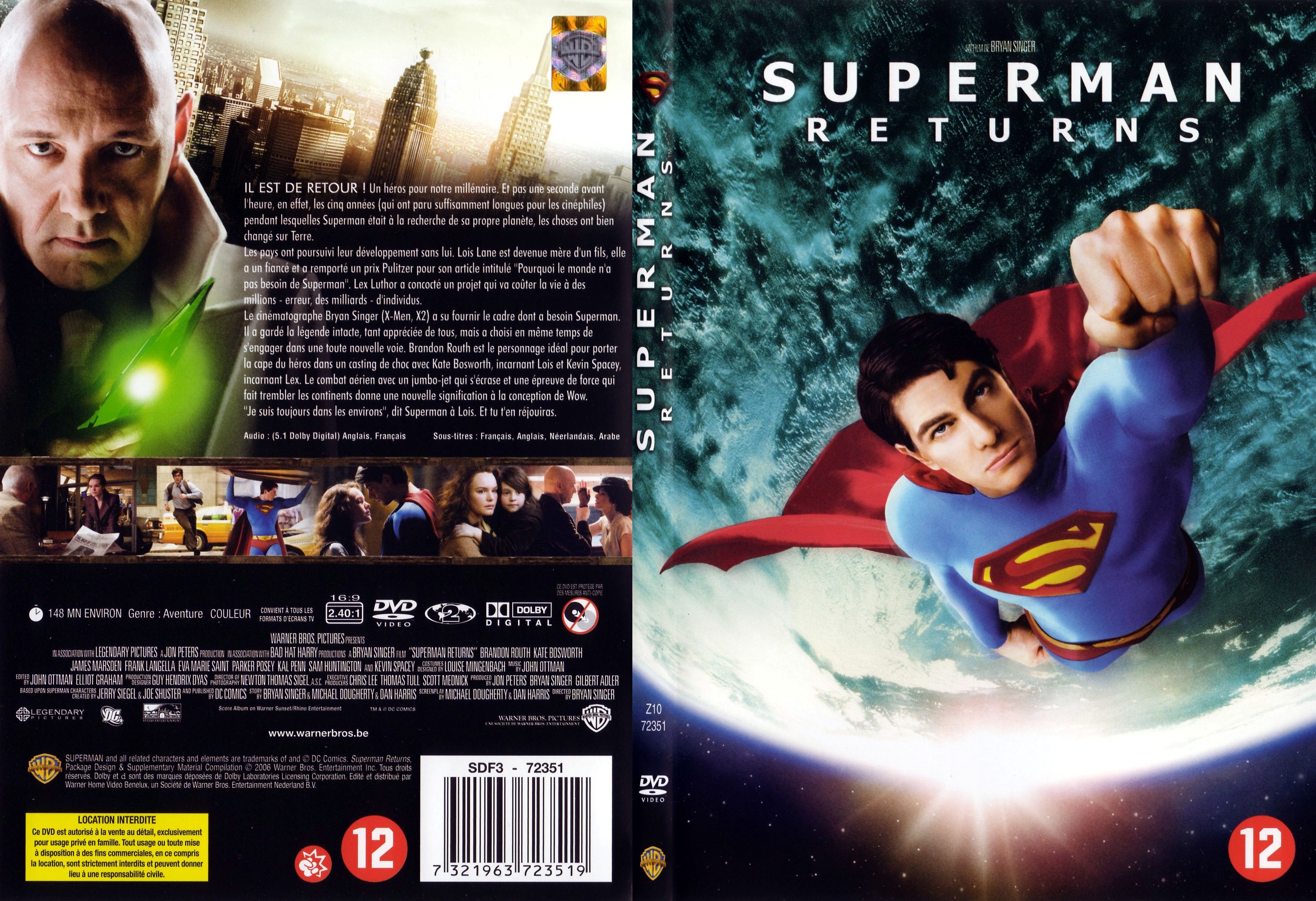 Jaquette DVD Superman returns - SLIM v2