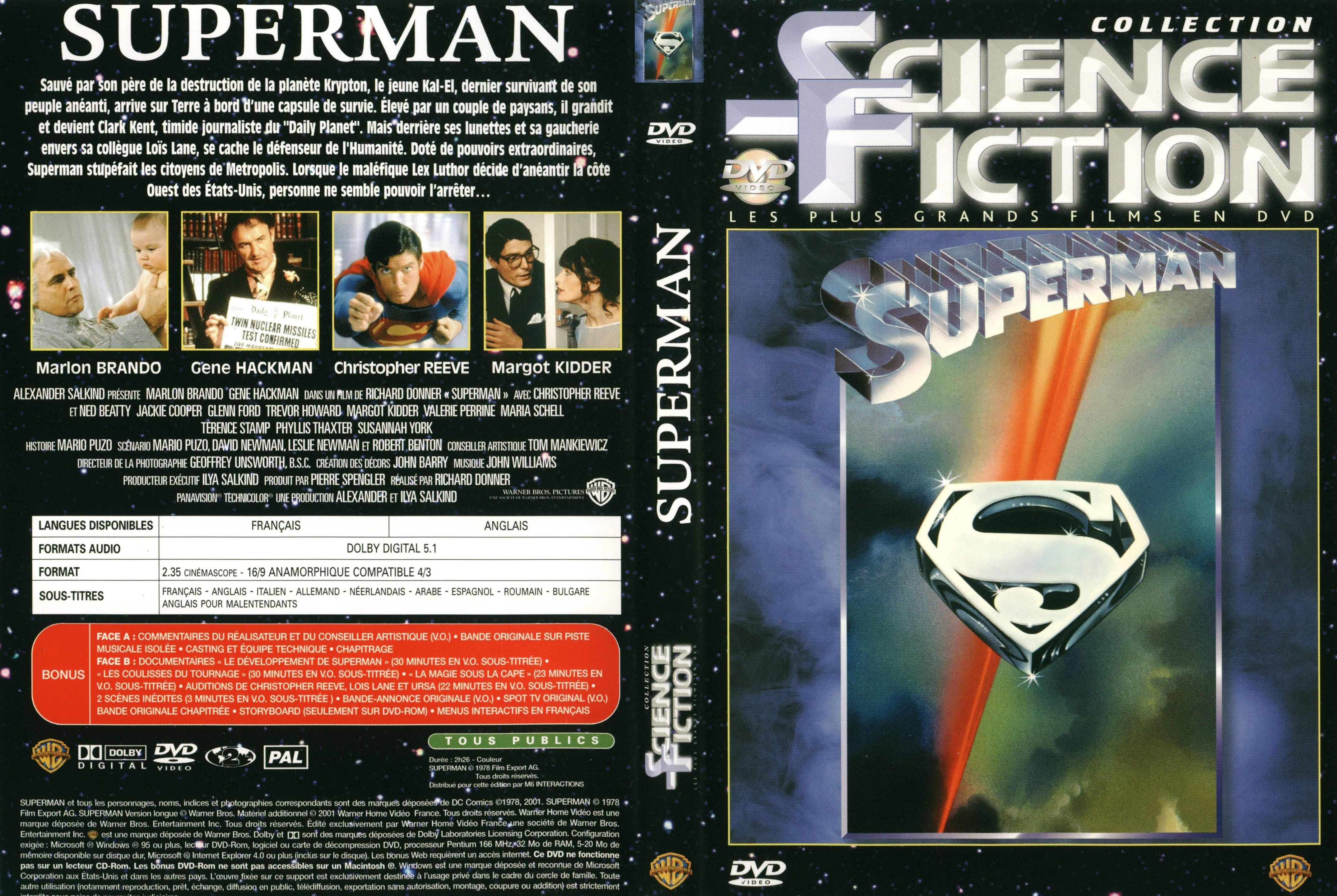 Jaquette DVD Superman v2